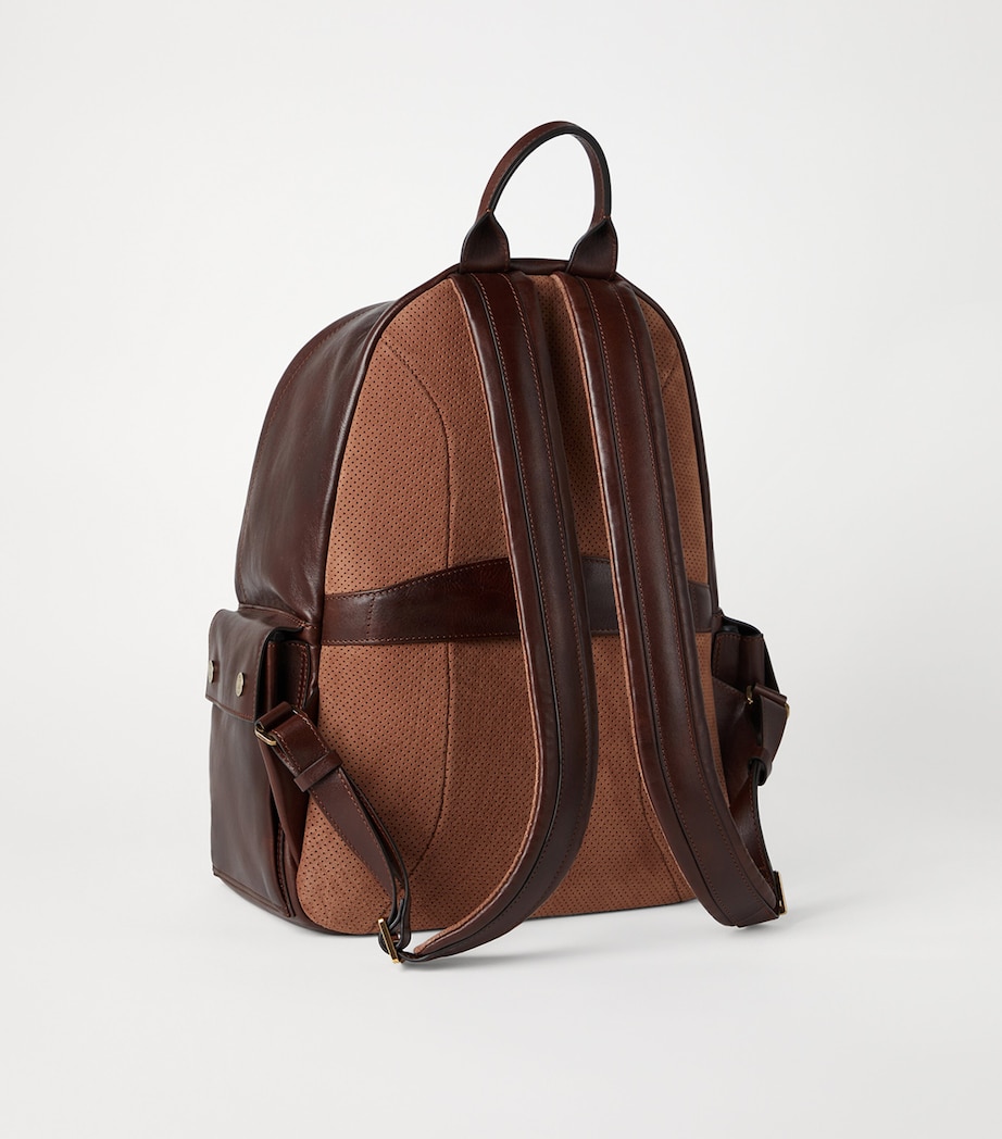 Calfskin Travel Backpack C8457 Image 3