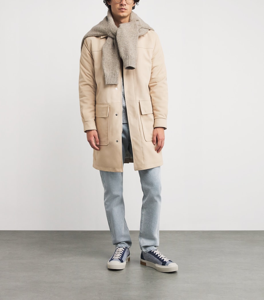 Knitted Tennis Sneakers BLU Image 6