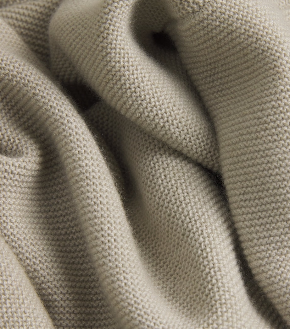 Cashmere Split-Sleeve Sweater MASTIC Image 5