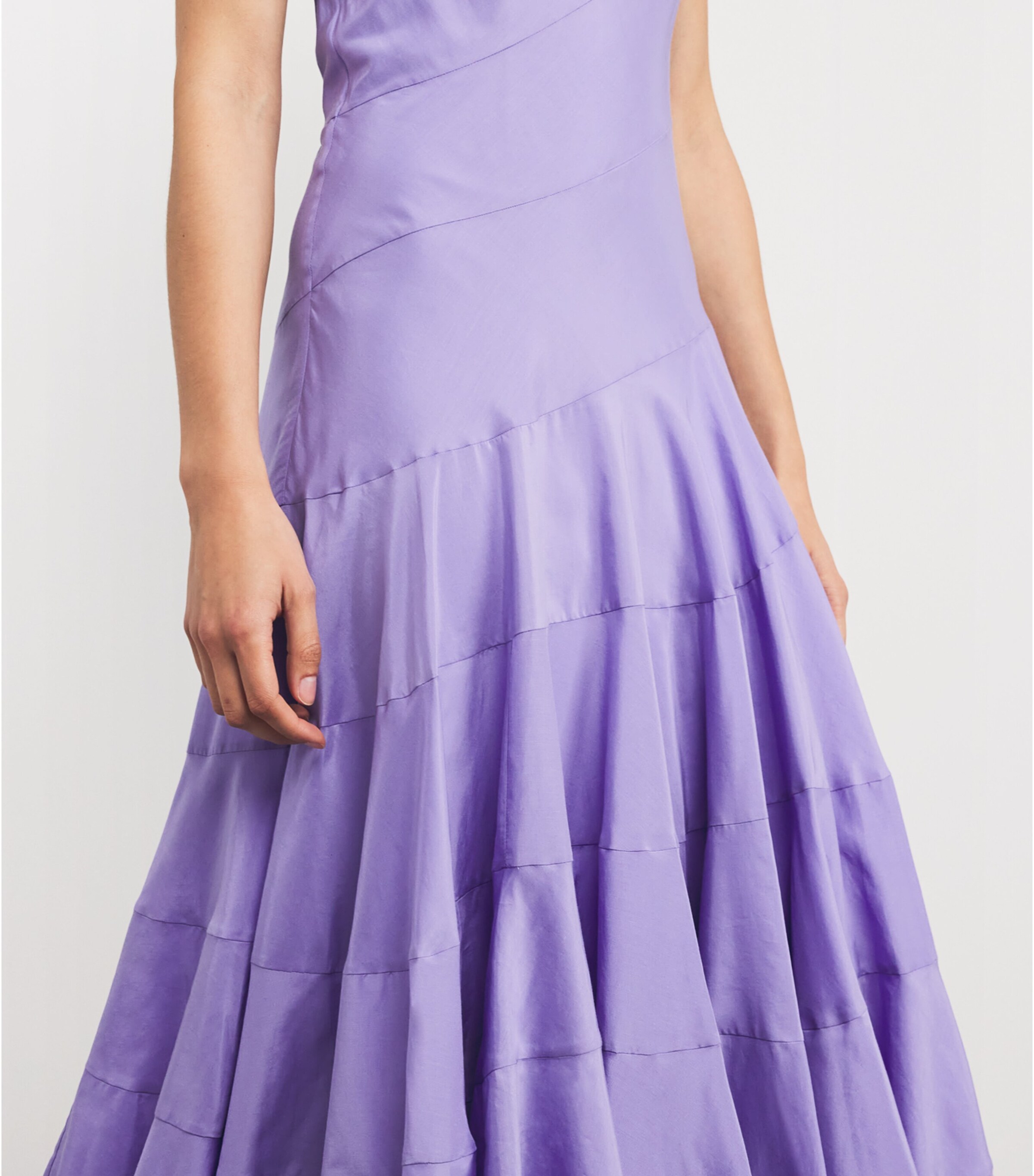 slim fit dress slacks Dioriviera Flared Midi Skirt in Vert Muguet | Dior main image 1