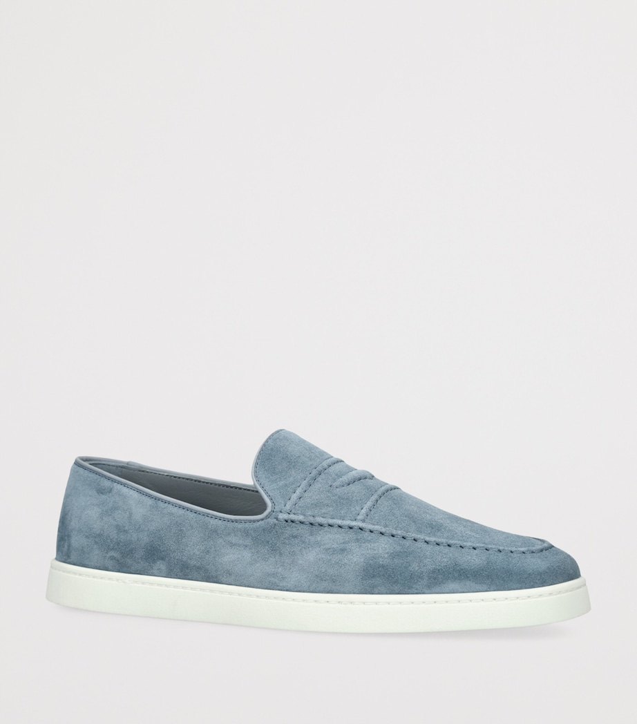 Suede Peebles Slip-On Sneakers BLUE Image 3