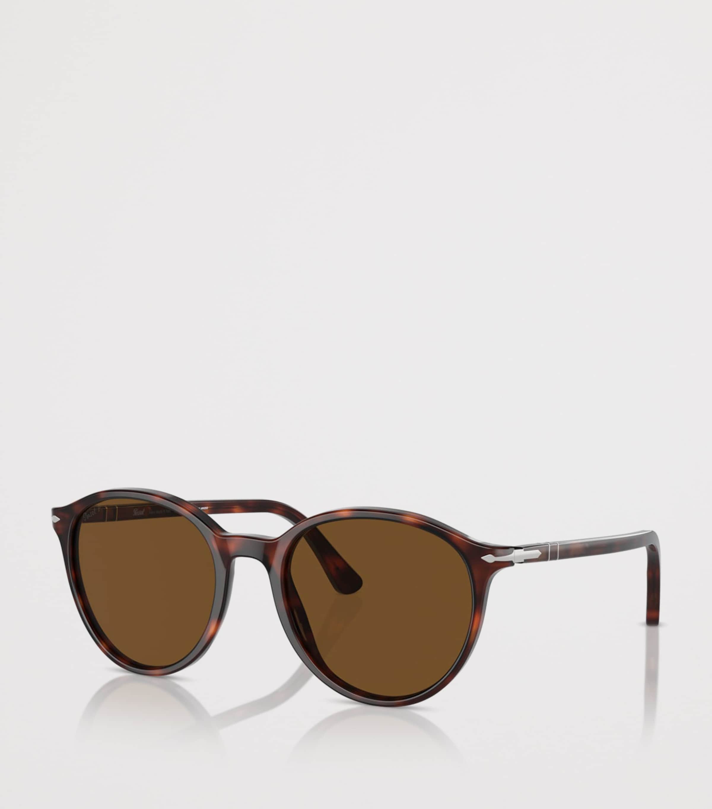 Persol Round Phantos Sunglasses Brown Image 2
