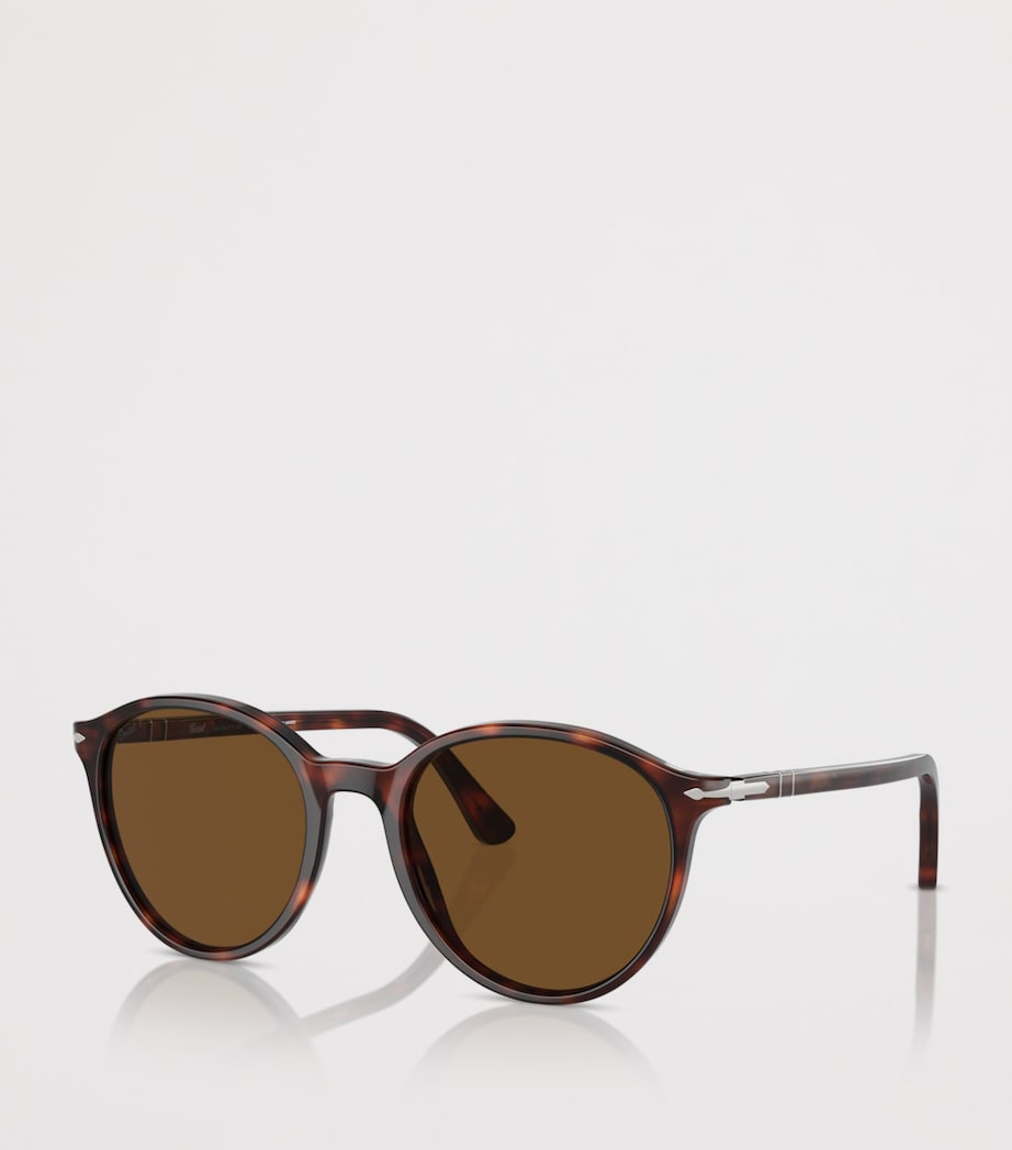 Persol Round Phantos Sunglasses Brown Image 2
