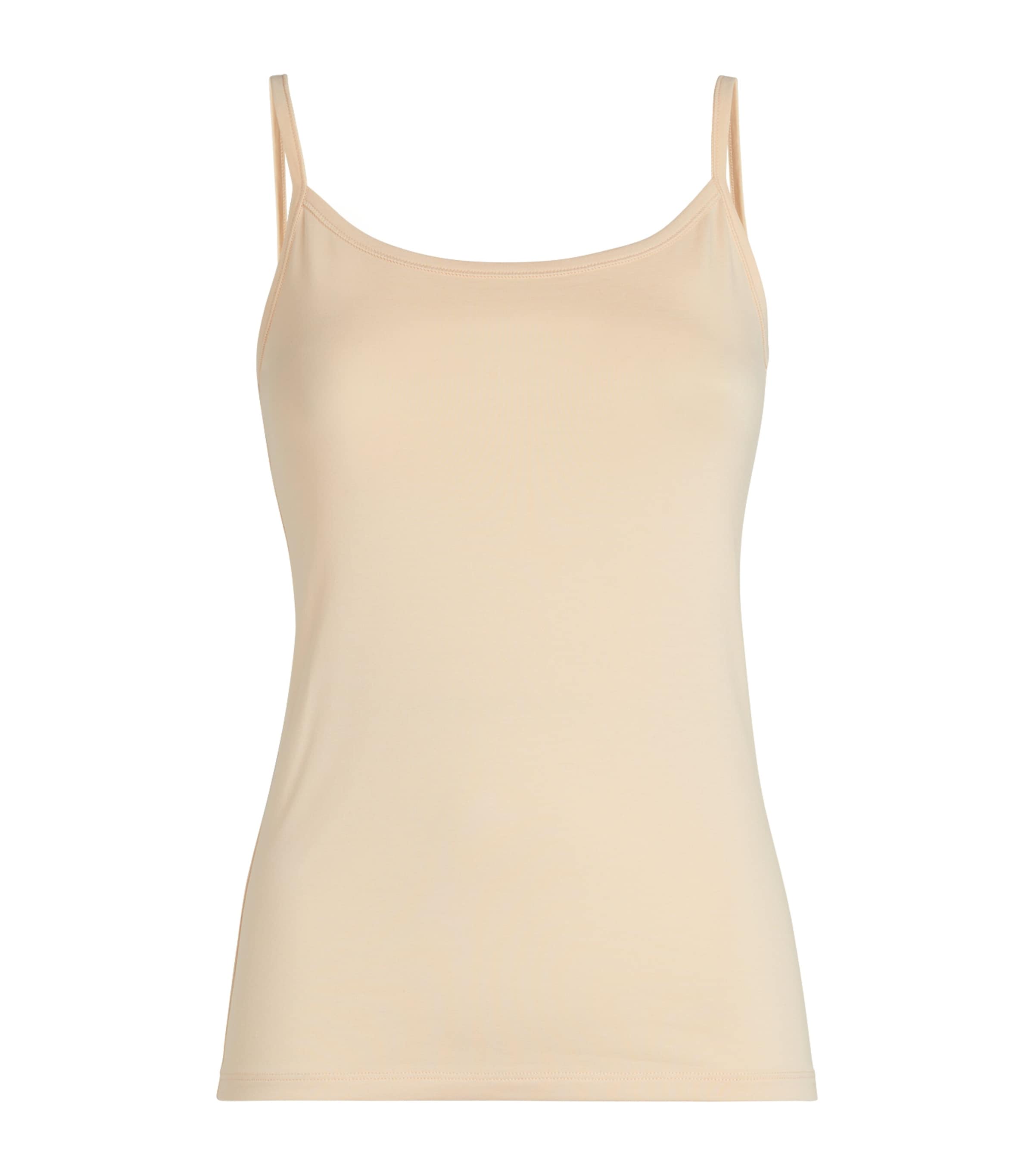 Falke Thermal Spaghetti-strap Top In Nude