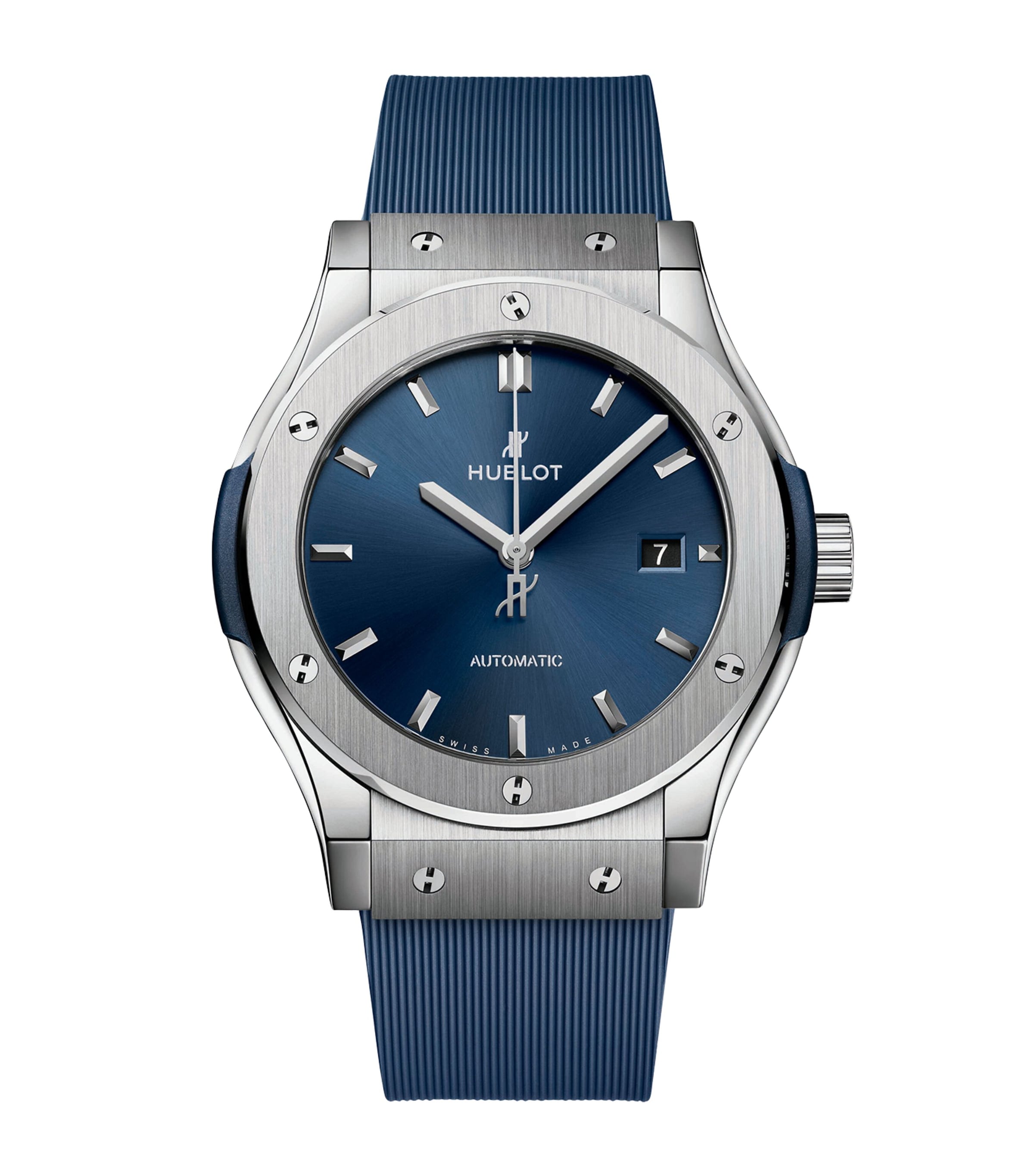 Hublot Titanium Classic Fusion Watch In Blue