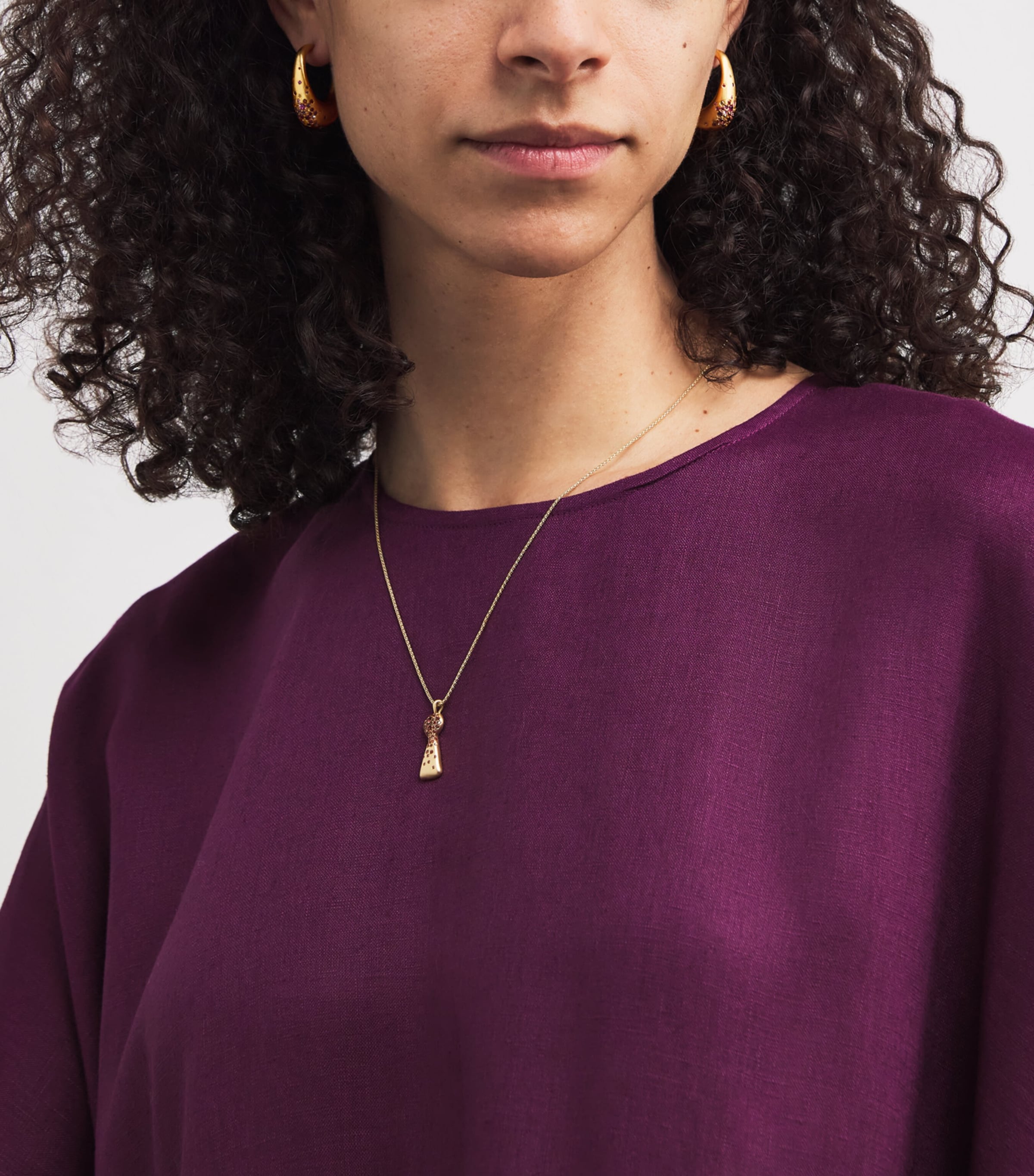 Yellow Gold and Sapphire My Muse Urban Summer Nights Earrings YELLOW GOLD Image 5