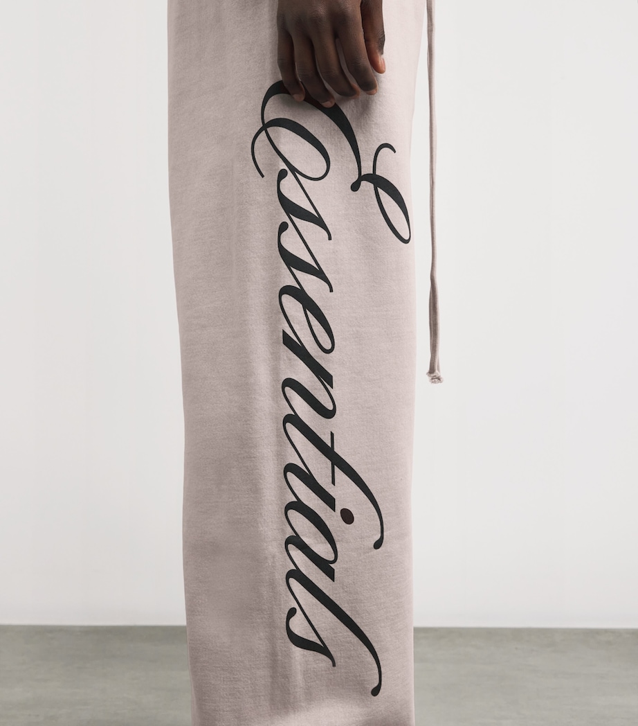 Cotton Fleece Sweatpants SMOKE GREY Image 6
