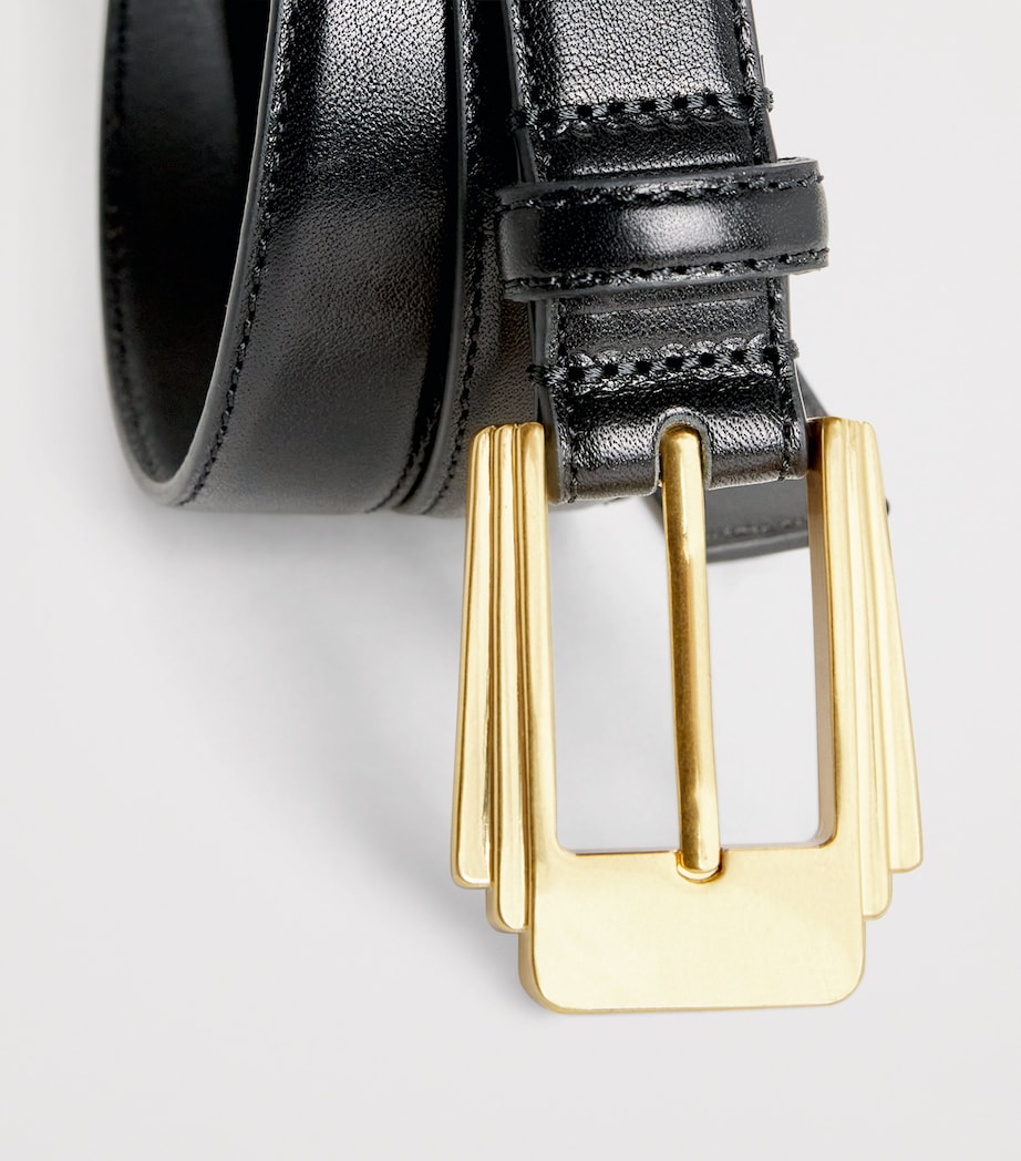 x Giuliva Heritage Leather Belt BLACK Image 5