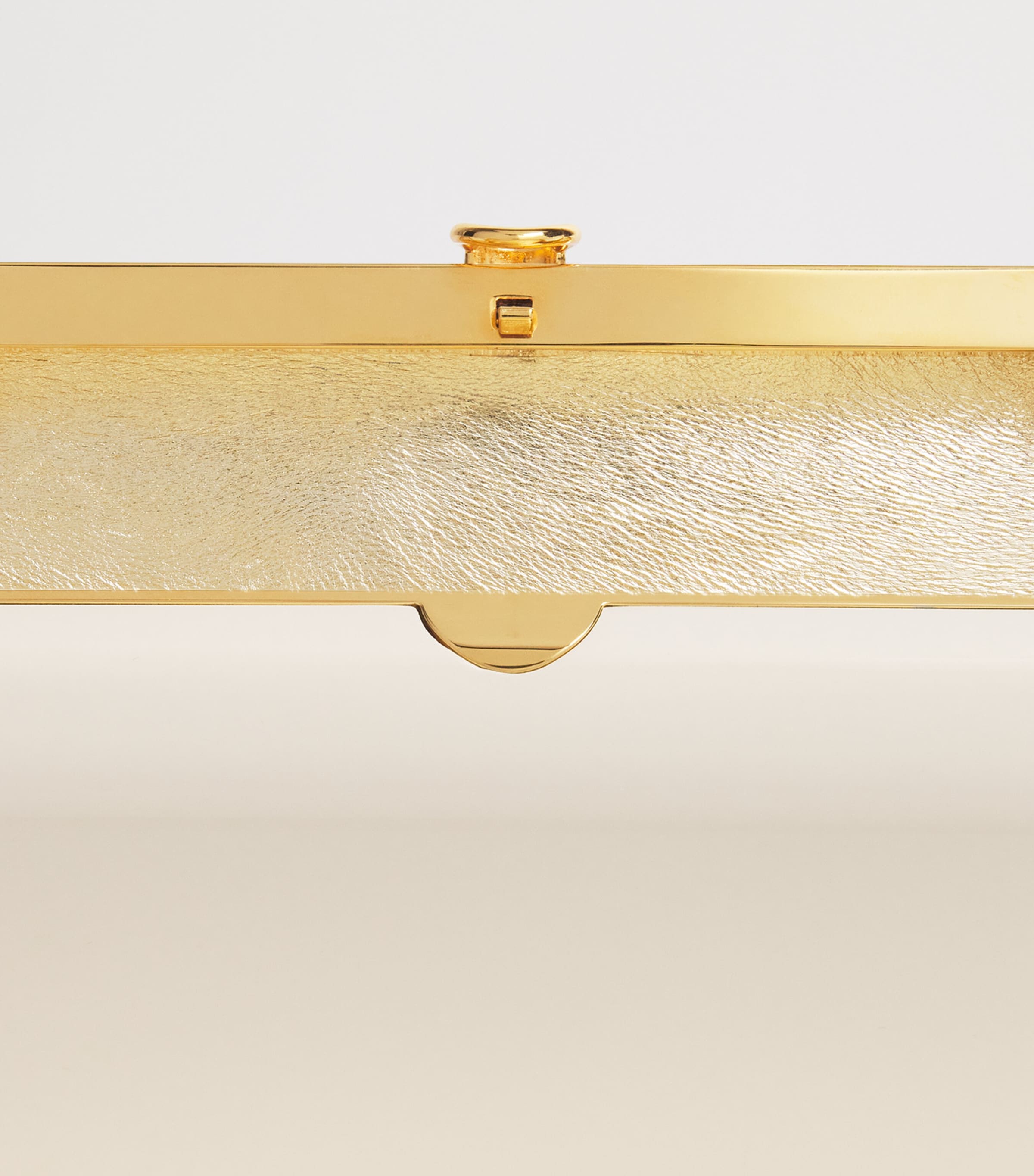 Jeffrey Levinson Mirrored Finley Clutch Bag Light Sand Image 5