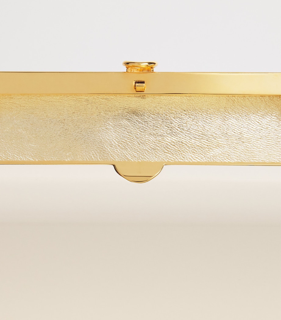 Jeffrey Levinson Mirrored Finley Clutch Bag Light Sand Image 5