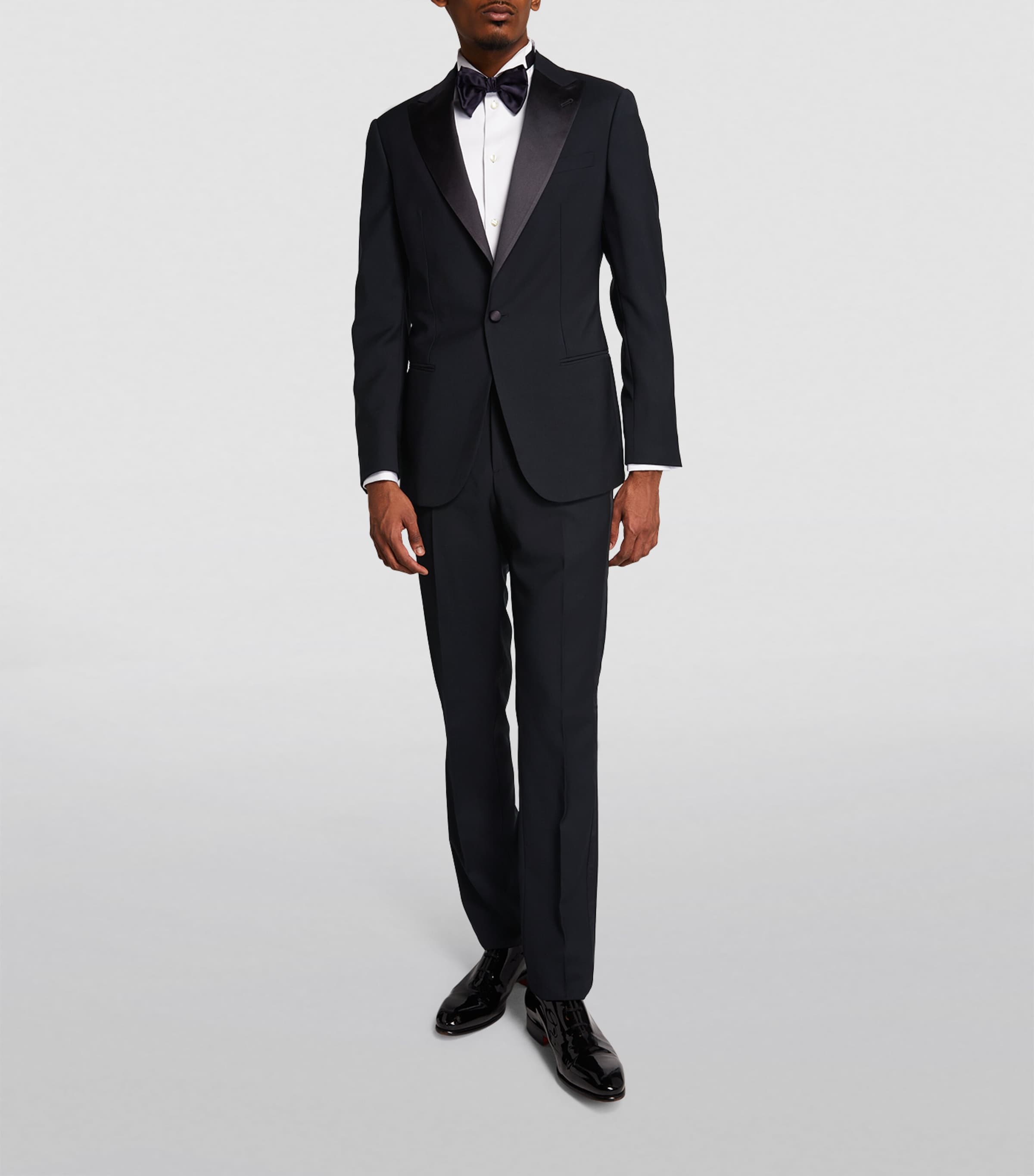 Virgin Wool-Silk 2-Piece Soho Tuxedo UBUV Image 2