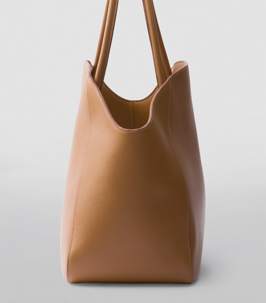 Large Leather Tote Bag F03BH Image 8