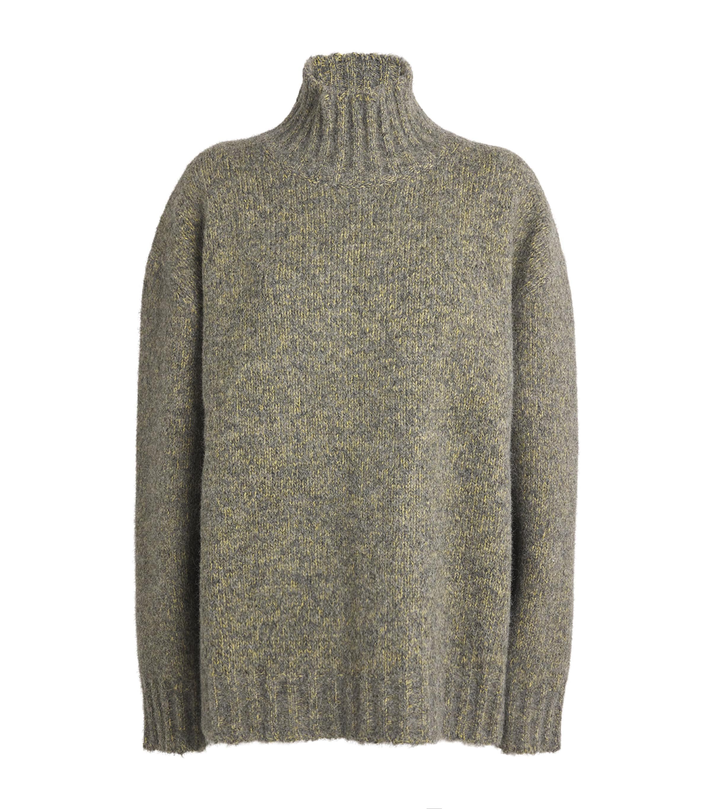 JIL SANDER ALPACA-WOOL OVERSIZED SWEATER 