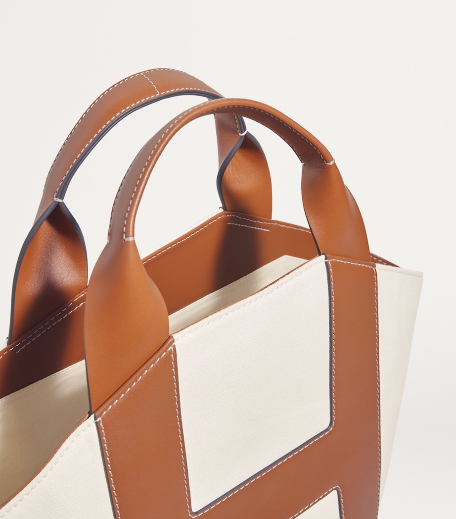 Medium Canvas Tote Bag CREAM Image 4