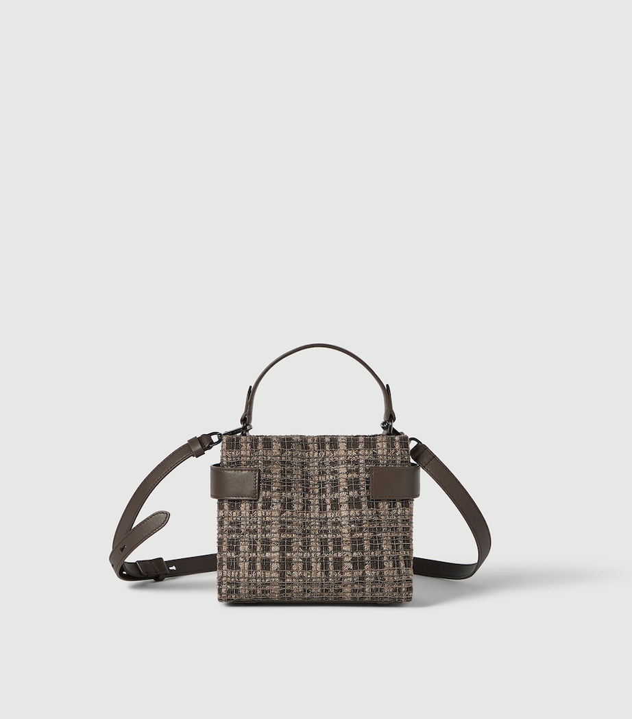 Brunello Cucinelli Small Tweed Essence Cross-Body Bag Image 2