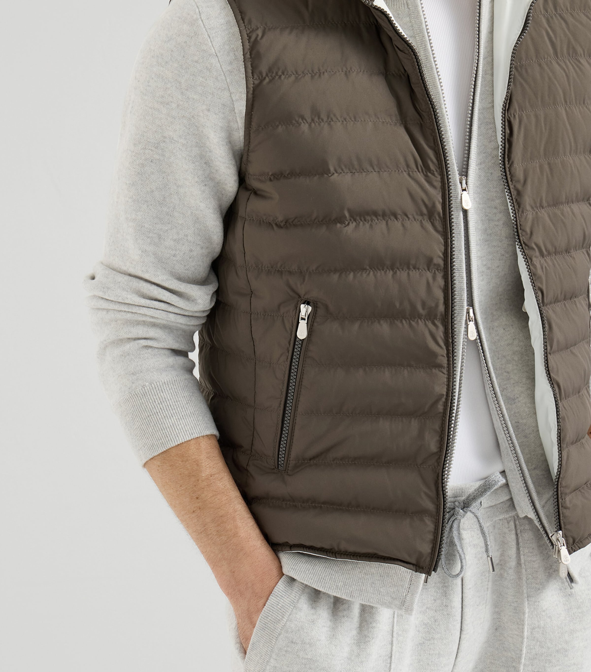 Brunello Cucinelli Mens Down Gilet Image 6