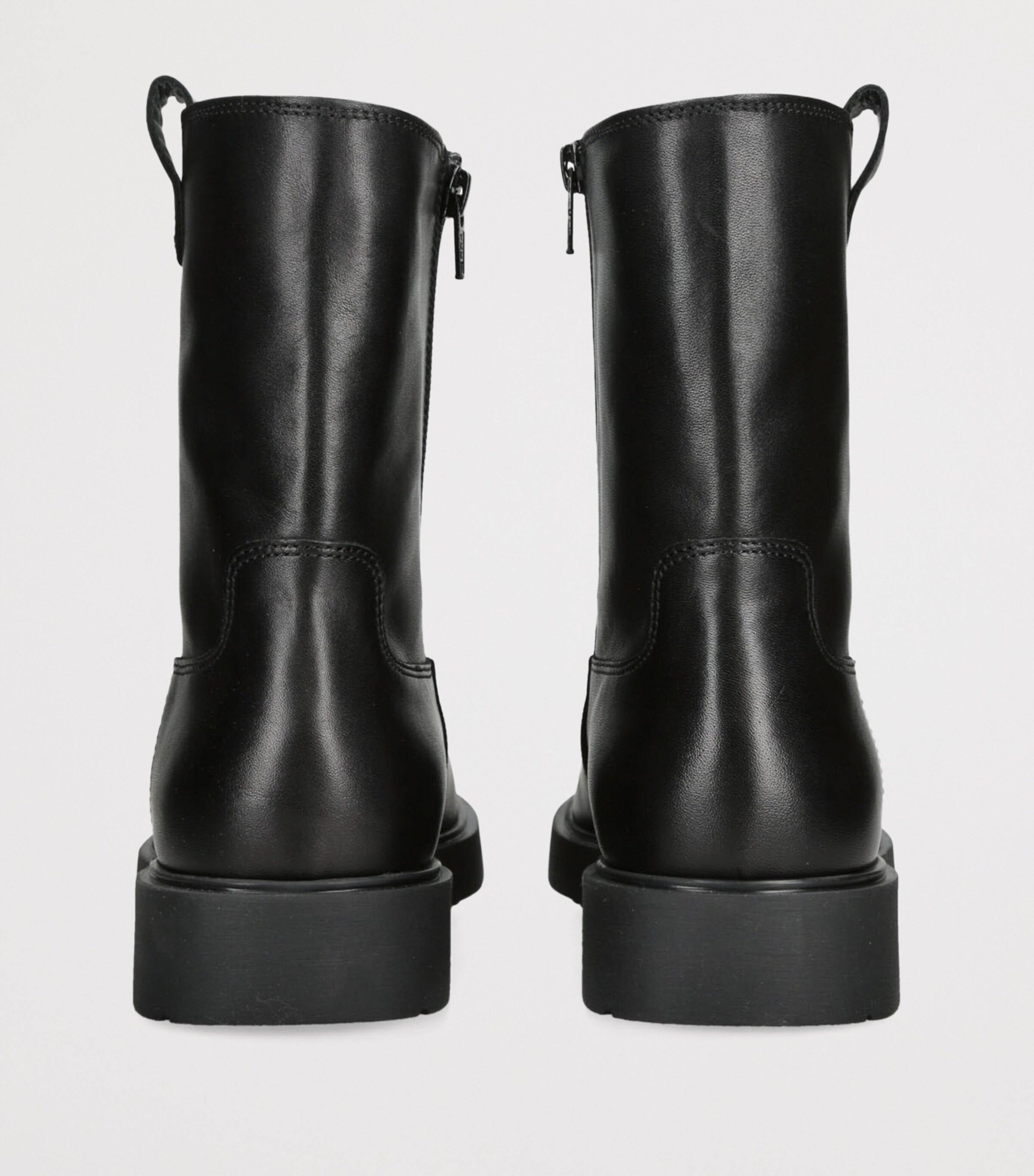 Giorgio Armani Black Leather Ankle Boots | Harrods US