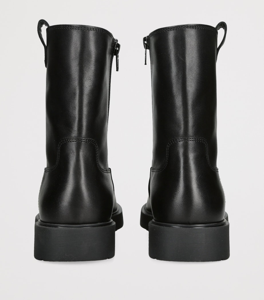 Leather Ankle Boots BLACK Image 2
