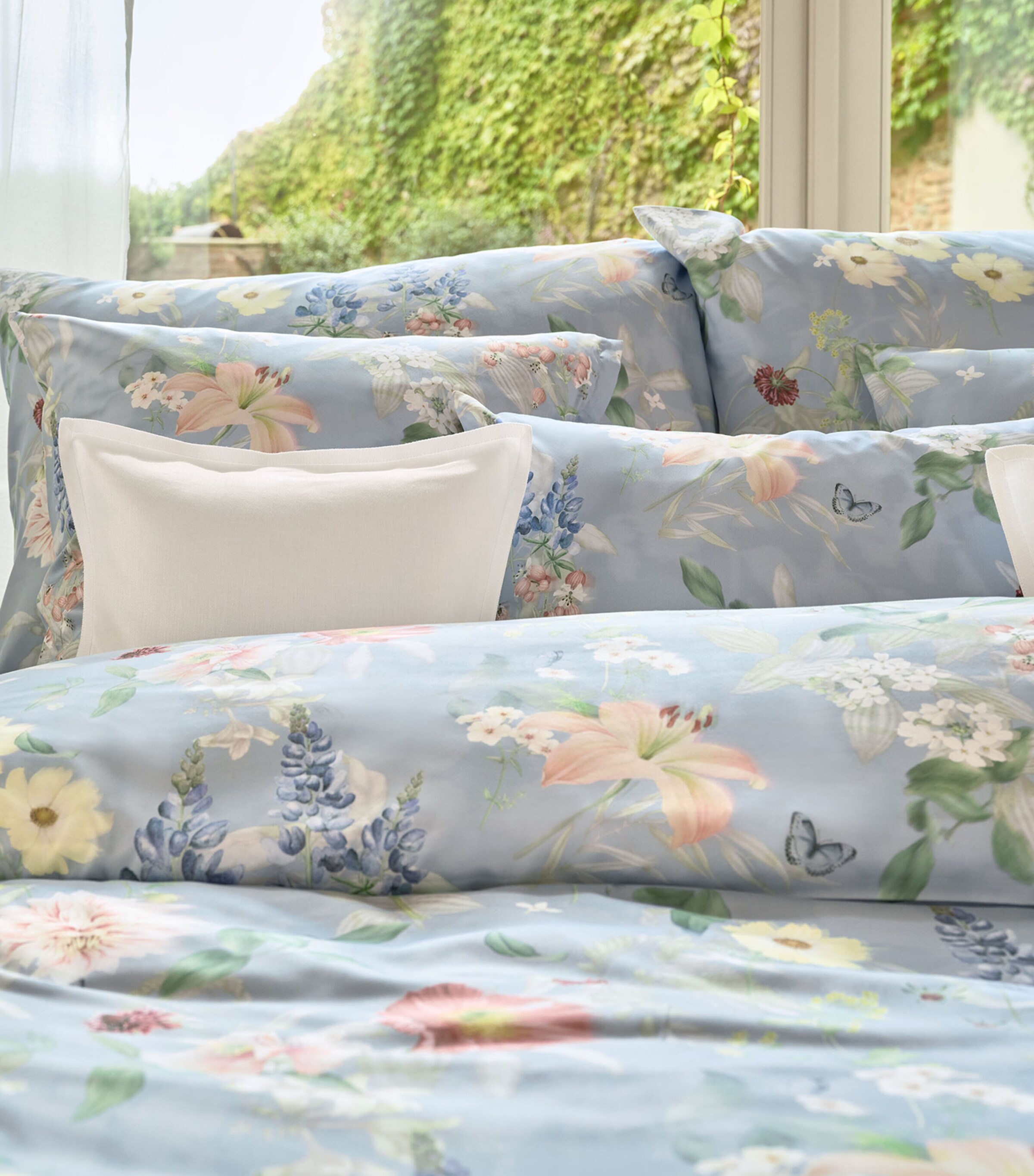 Schlossberg Cotton Aven King Duvet Cover (230cm x 220cm) Blanc Image 2