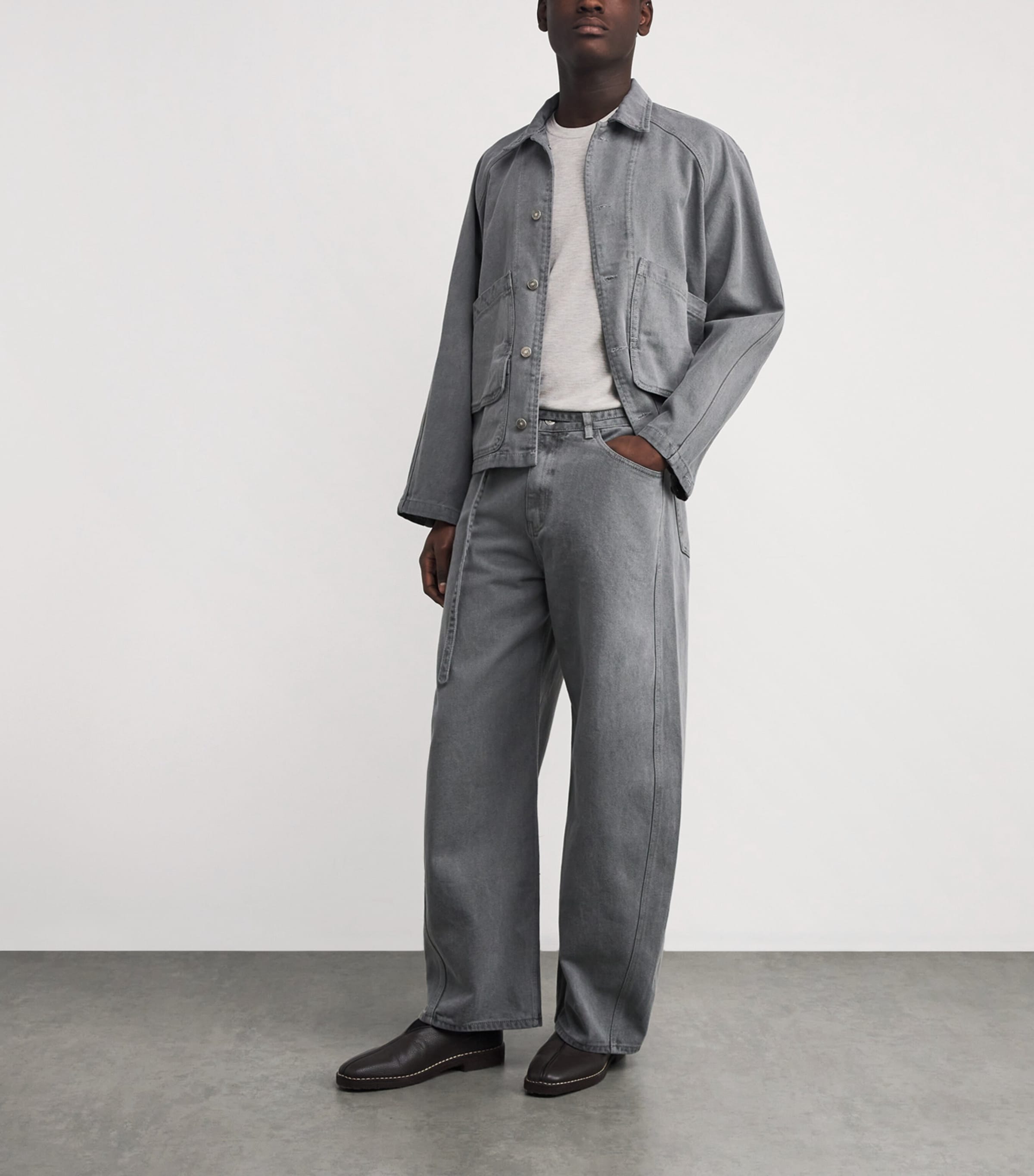 Boris T-Shirt LIGHT HEATHER GREY Image 2