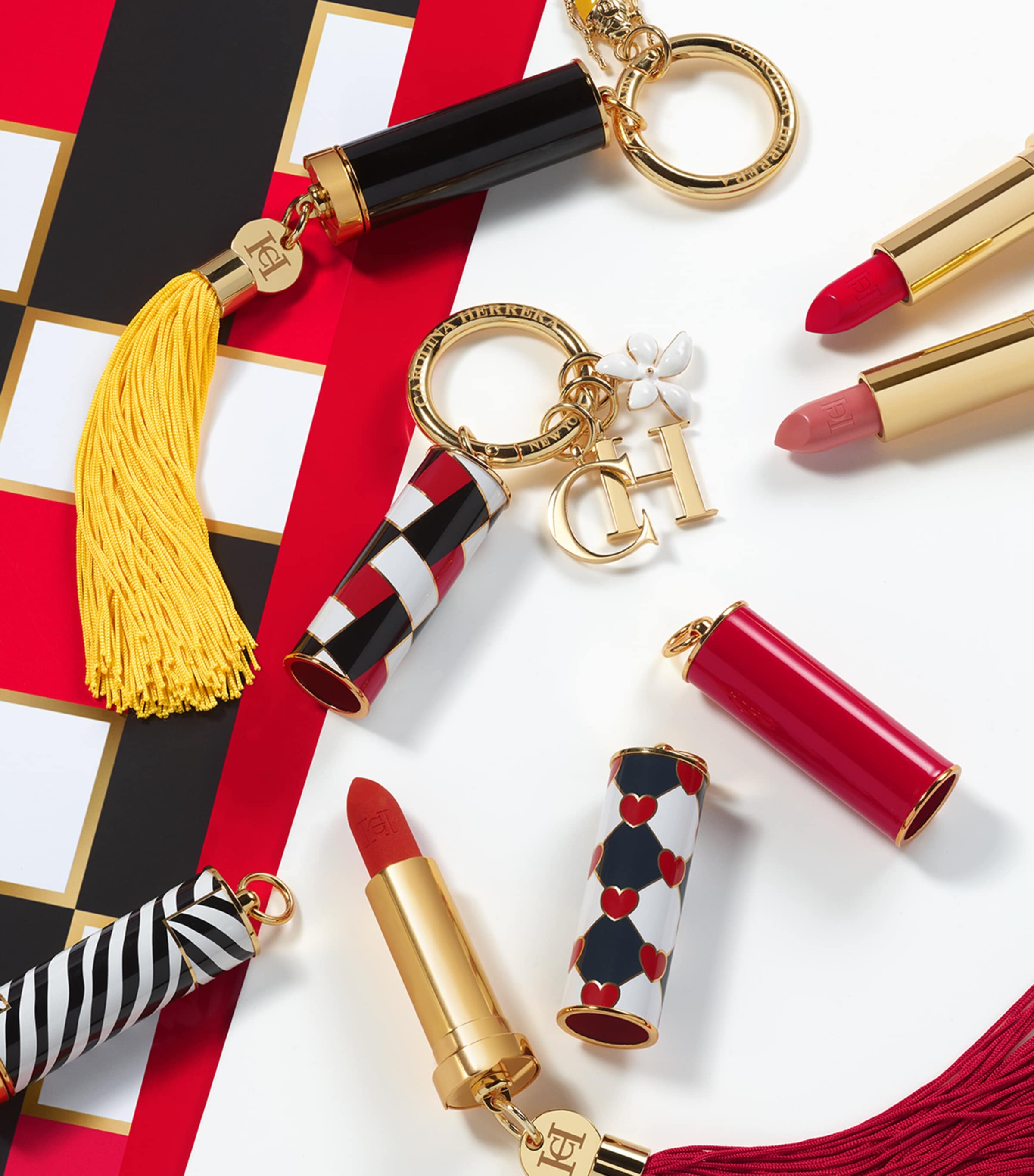 Herrera Heart Print Lipstick Cap LOVEWINS Image 2