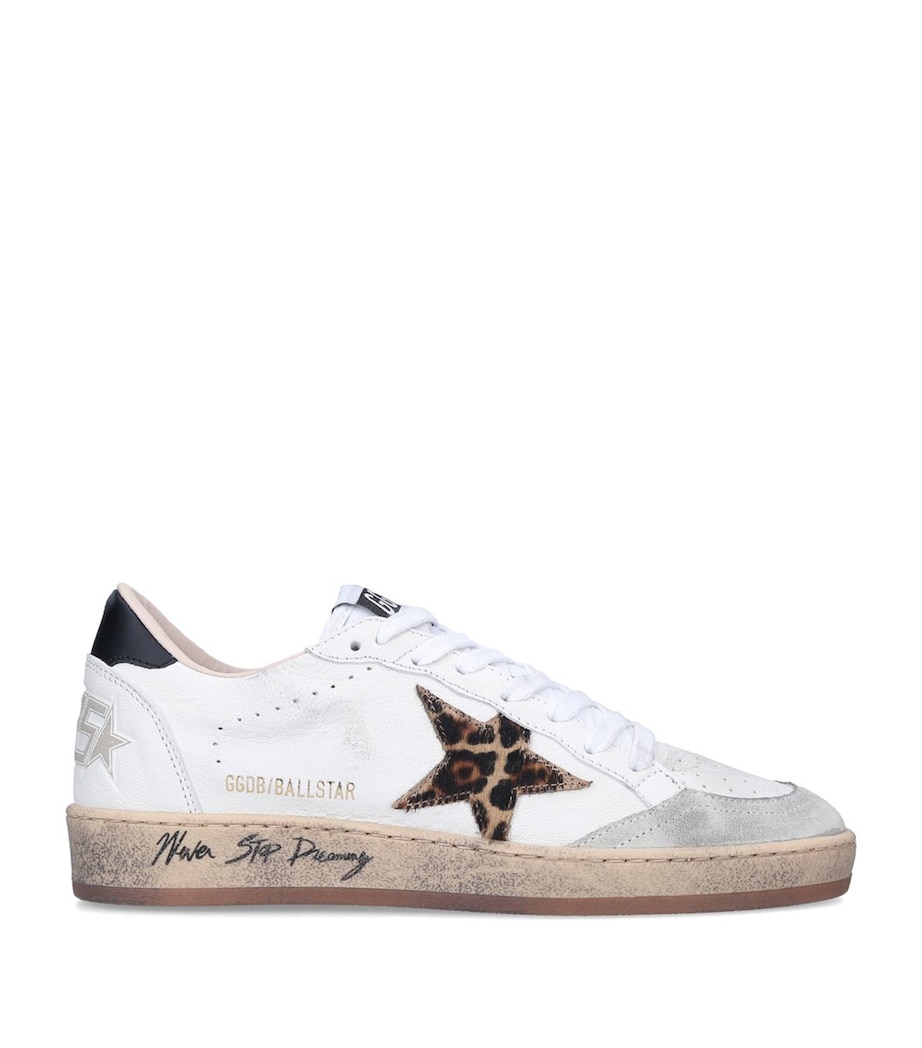 Leather Ball Star Sneakers WHITE/OTH Image 3