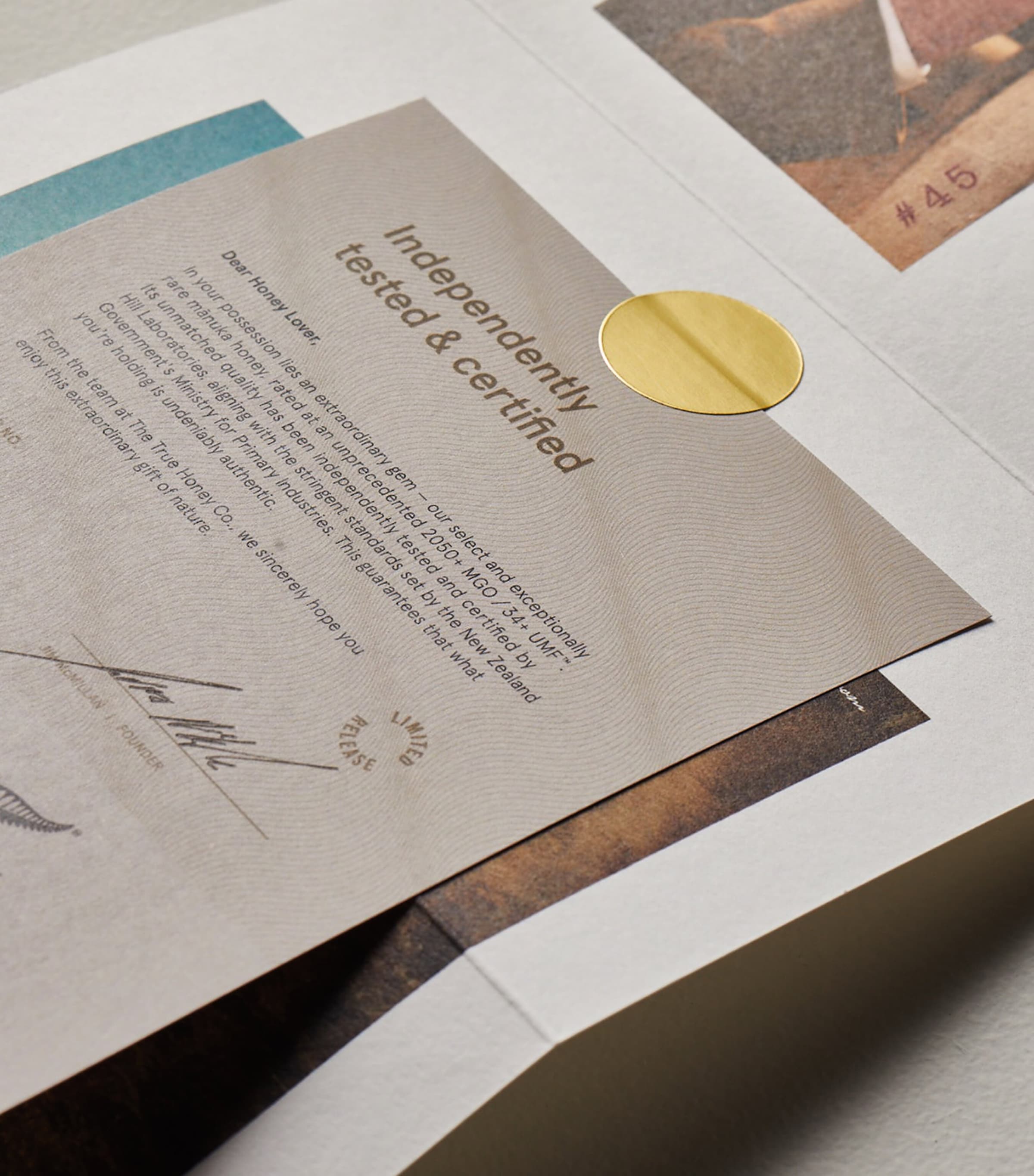 Rare Harvest 2050+ MGO Manuka Honey Gift Box (230g) NO COLOUR Image 4