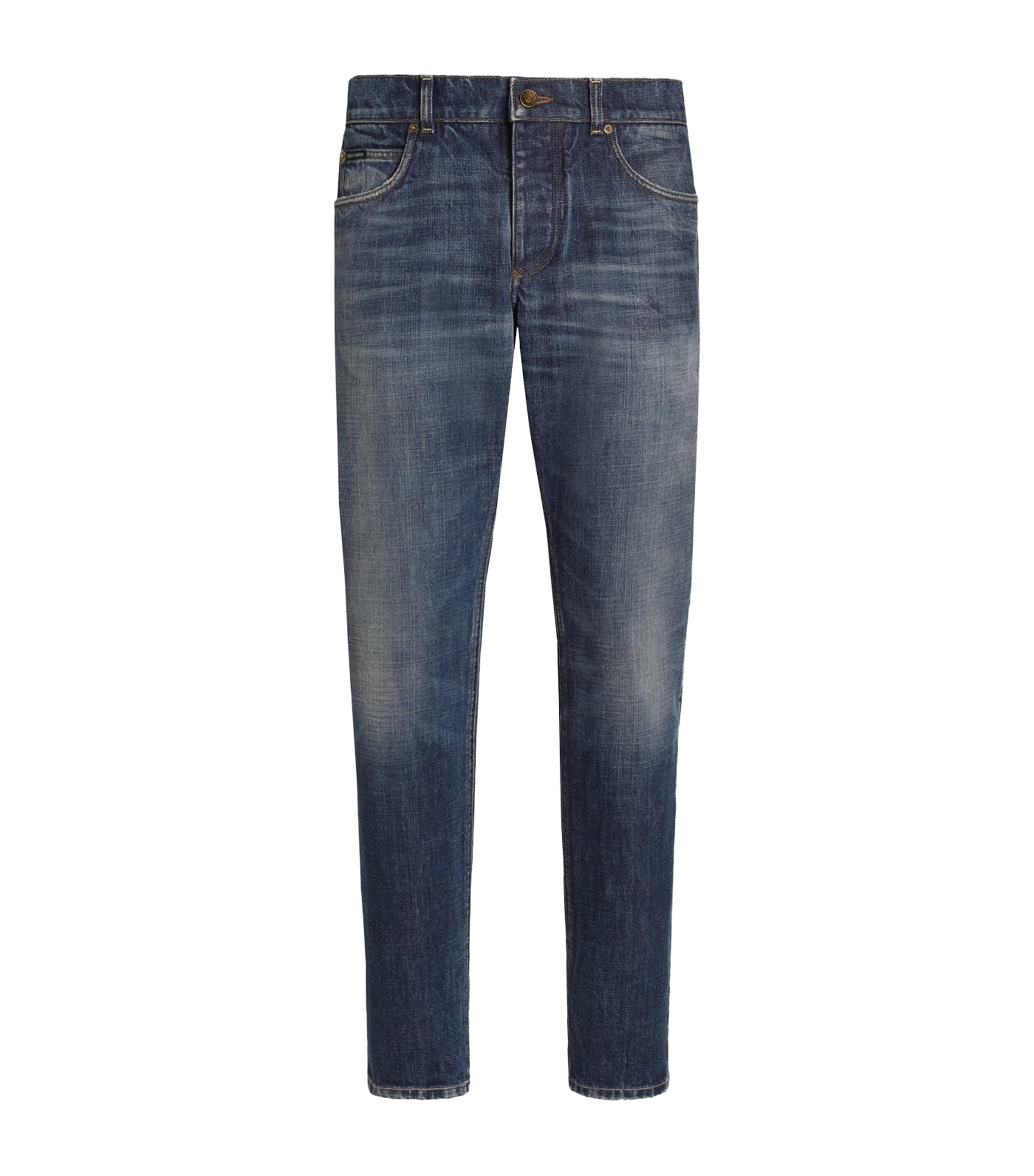 Dolce&Gabbana Mens Slim Jeans Combined Colou Image 1