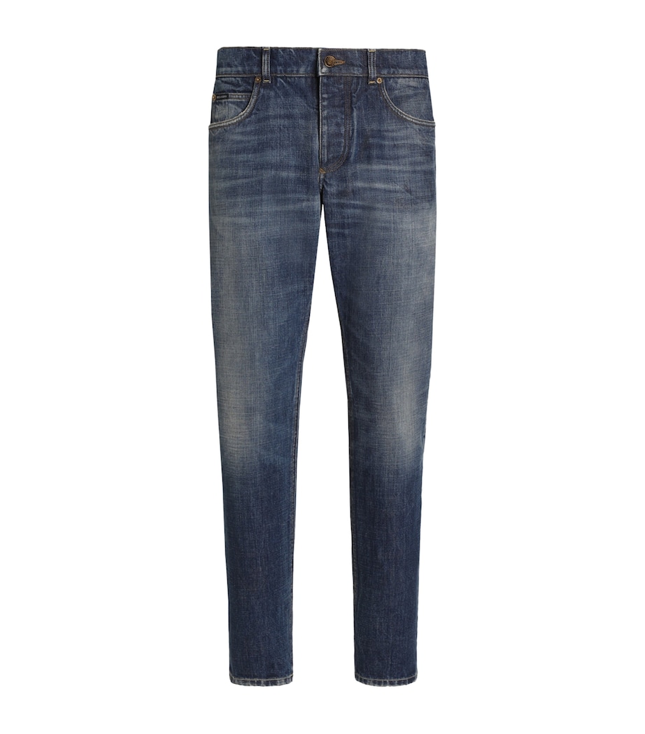 Dolce&Gabbana Mens Slim Jeans Combined Colou Image 1