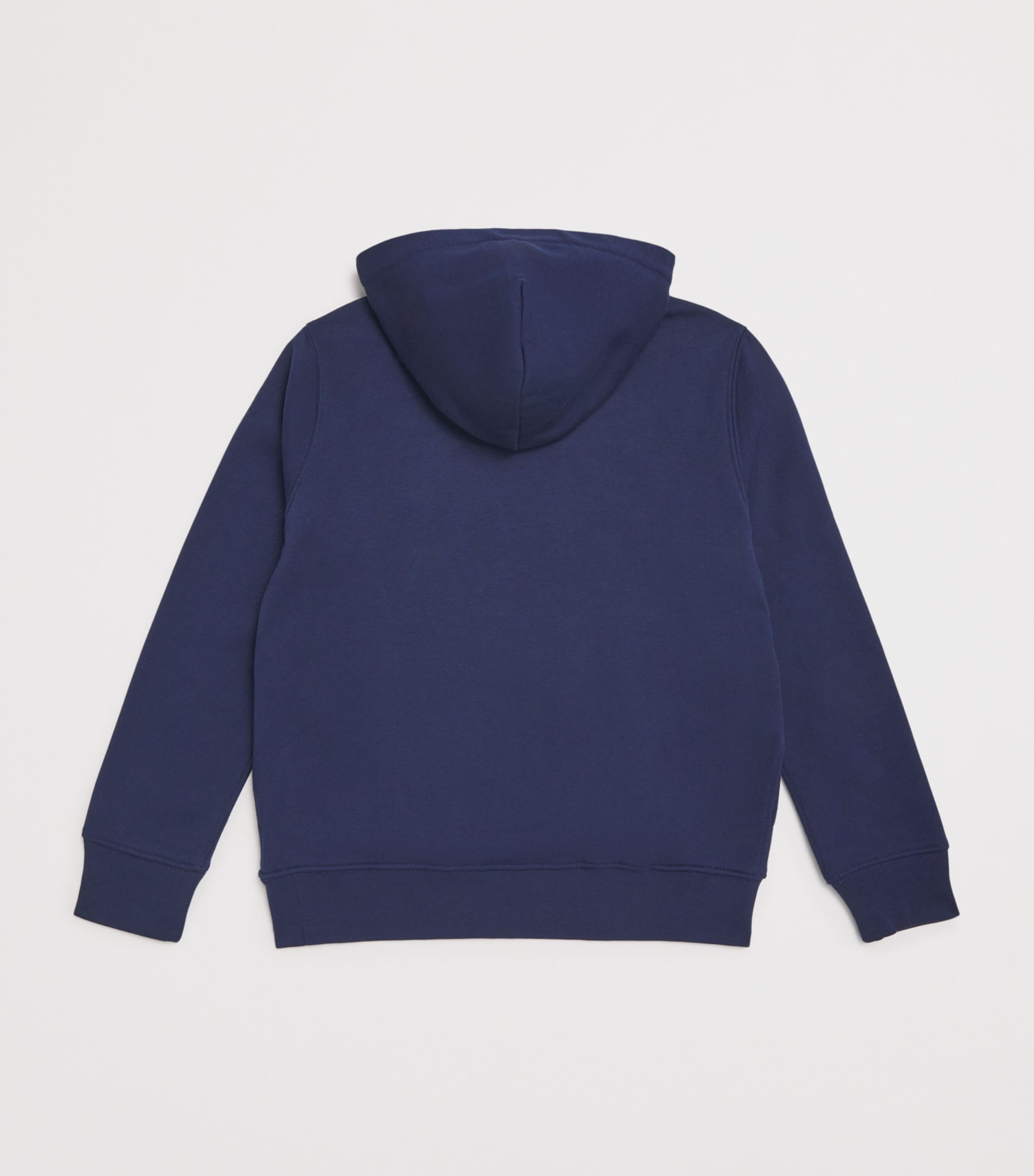 Cotton-Blend Polo Bear Hoodie (6-14 Years) NAVY Image 2