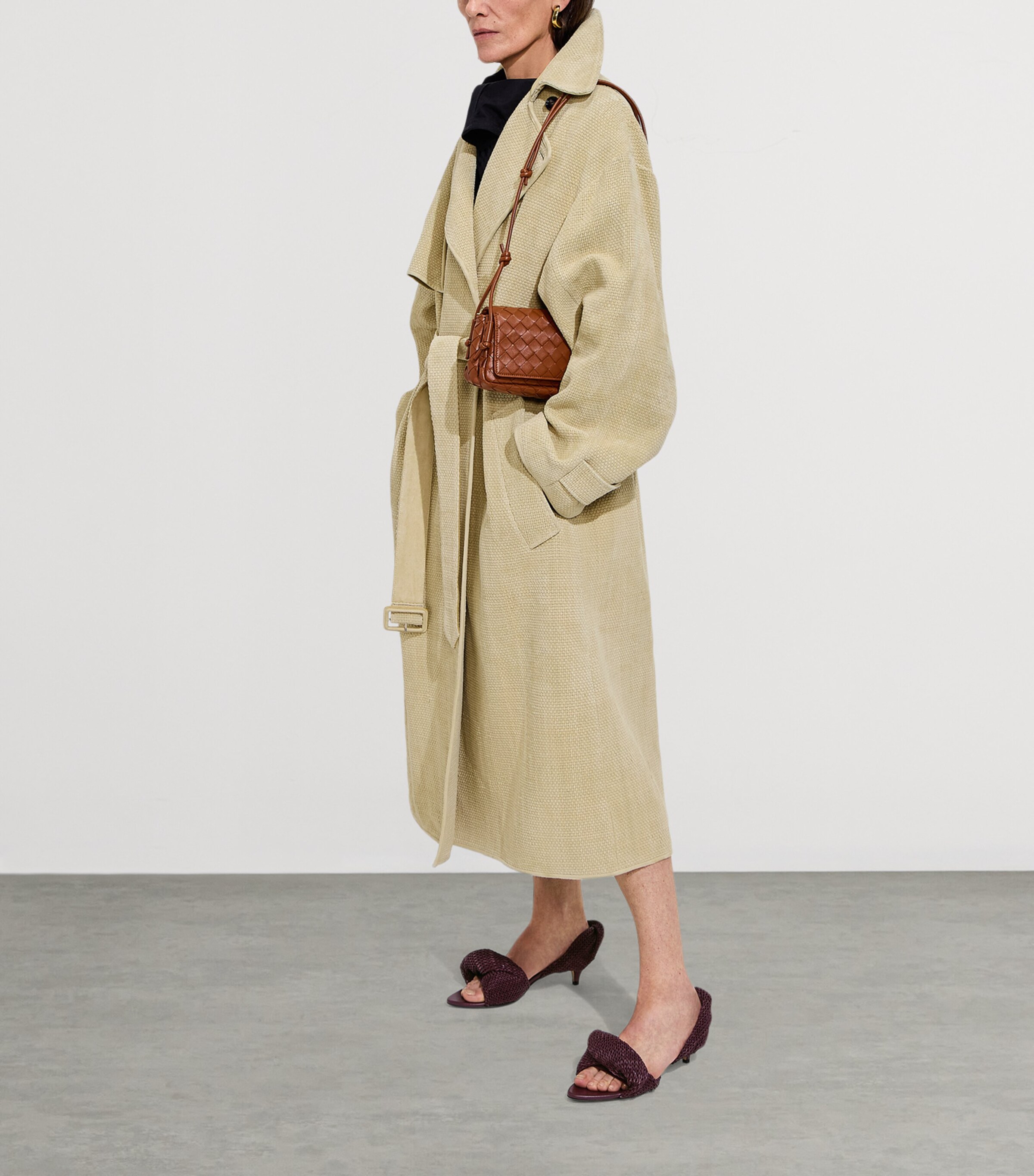 Bottega Veneta Leather Notturno Cross-Body Bag Image 2