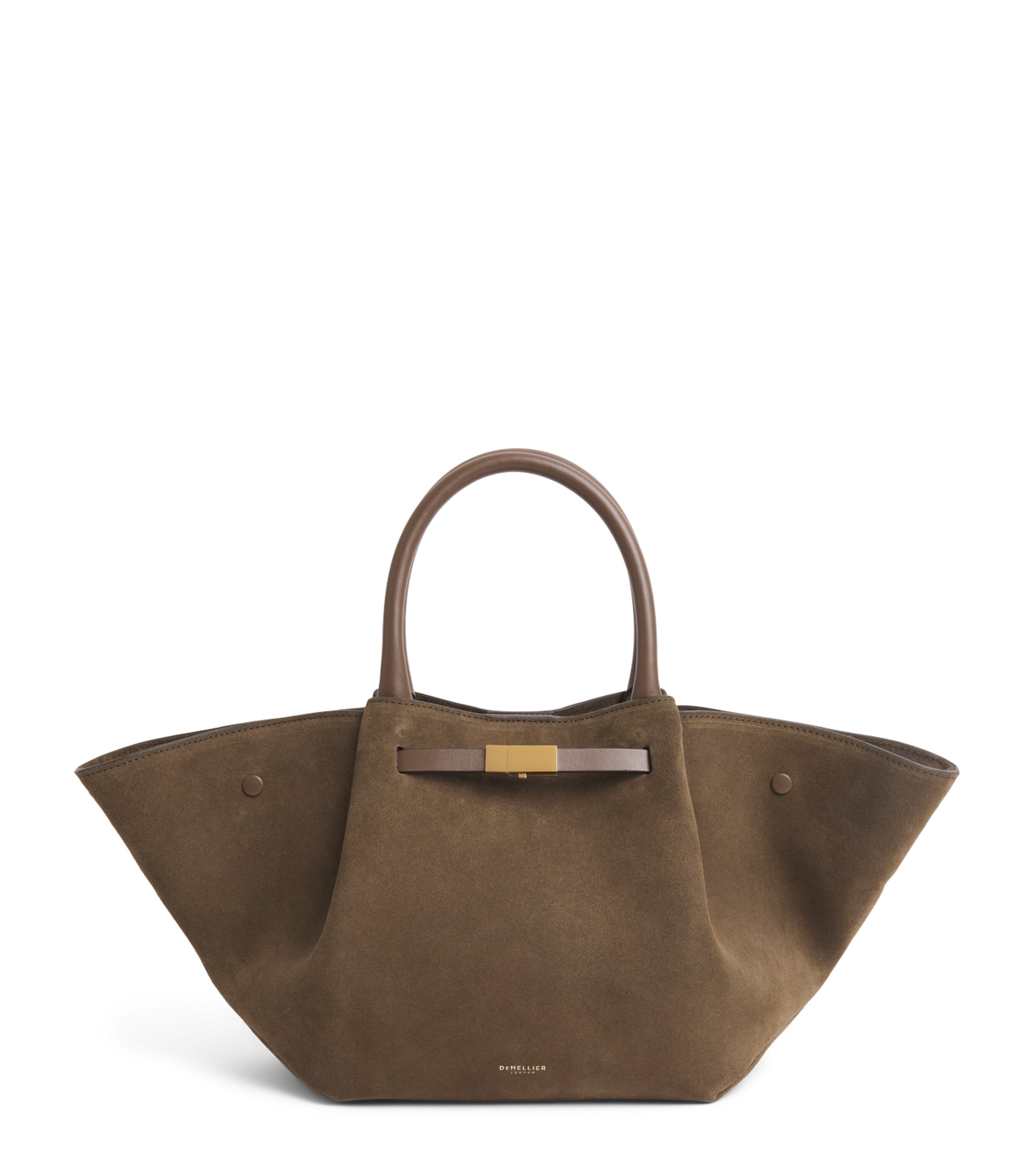 Medium Suede New York Tote Bag HAZEL/HAZEL Image 1