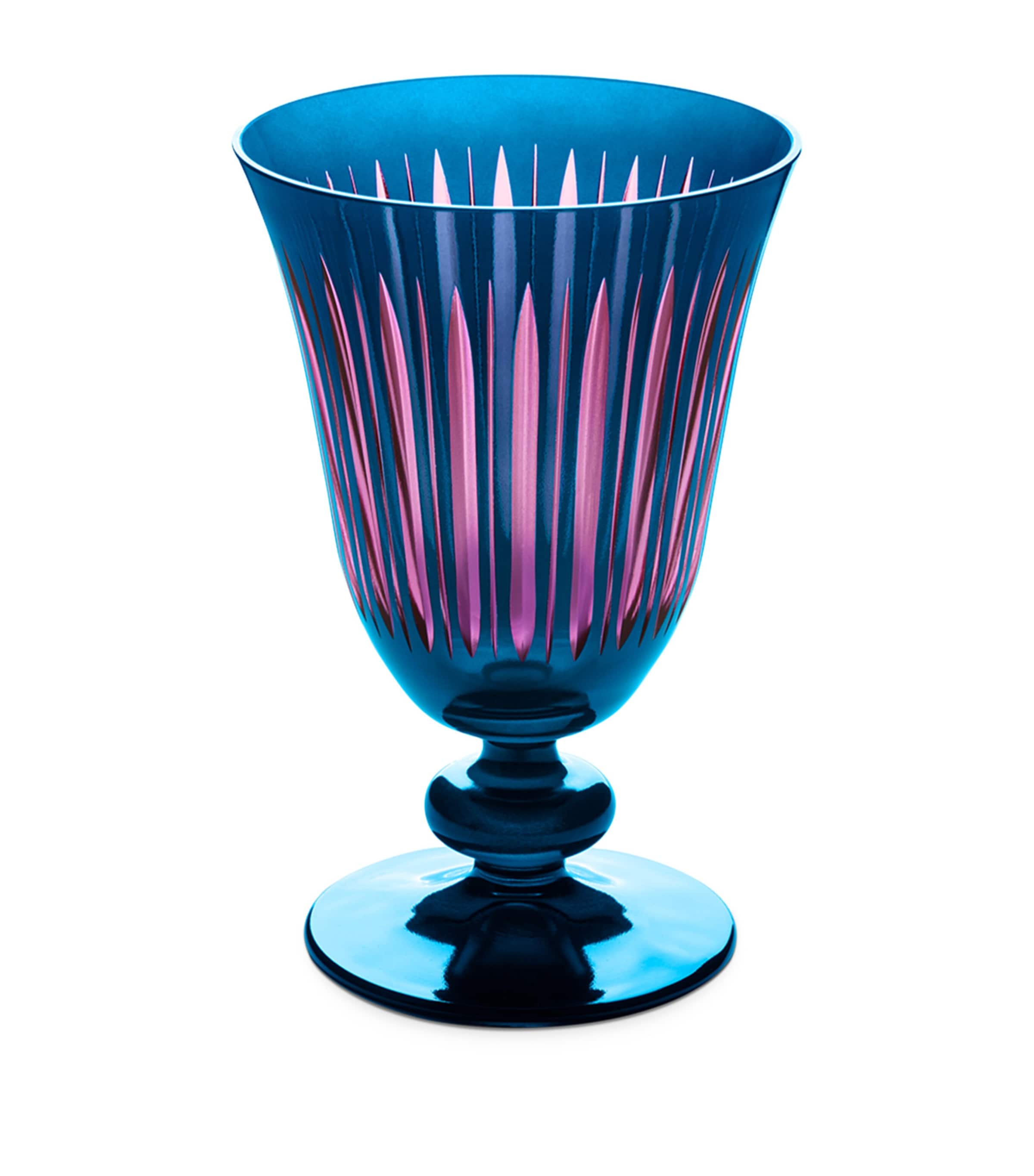 L'Objet Prism Wine Glasses (Set of 4) Blue Image 1