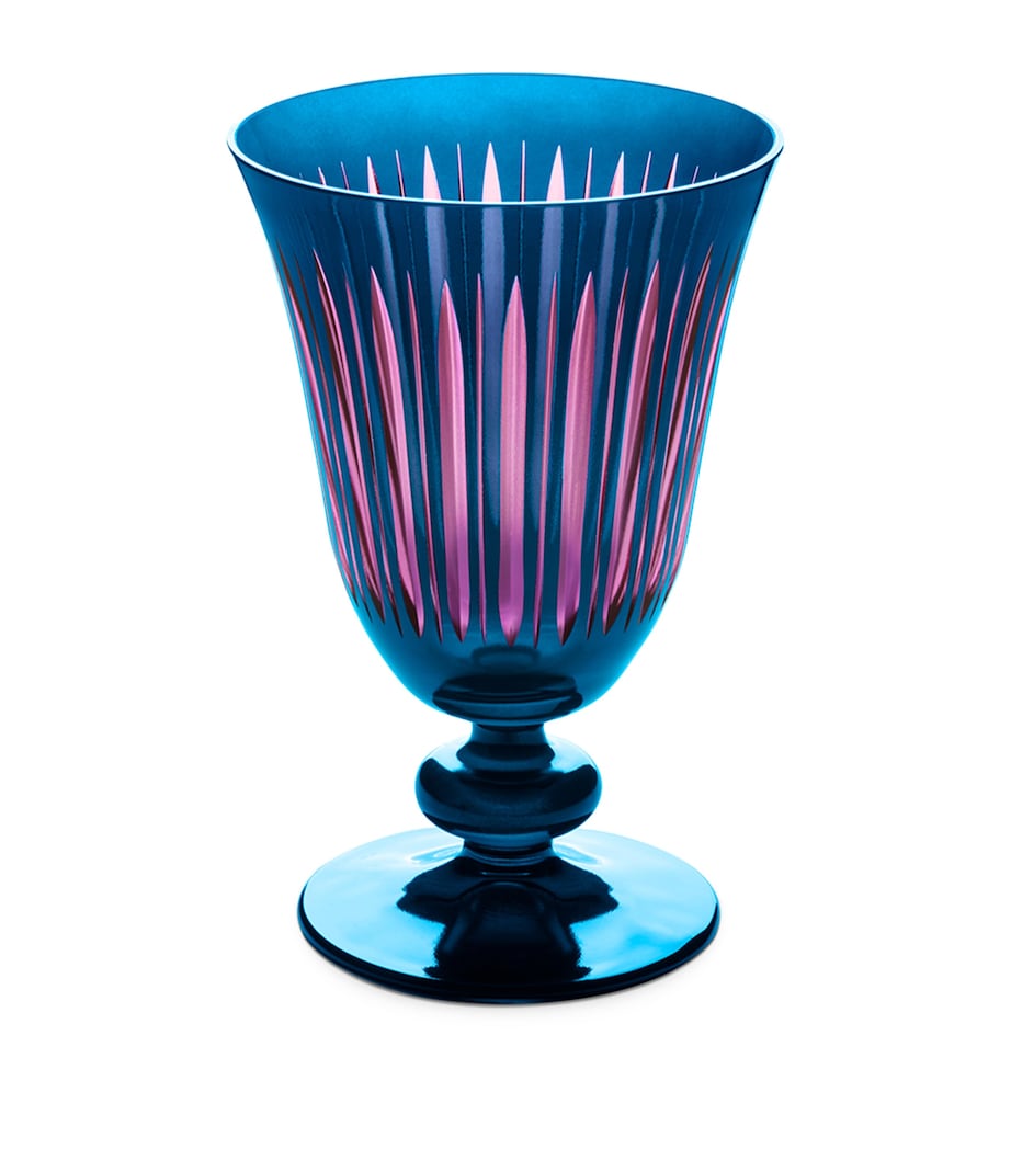 L'Objet Prism Wine Glasses (Set of 4) Blue Image 1