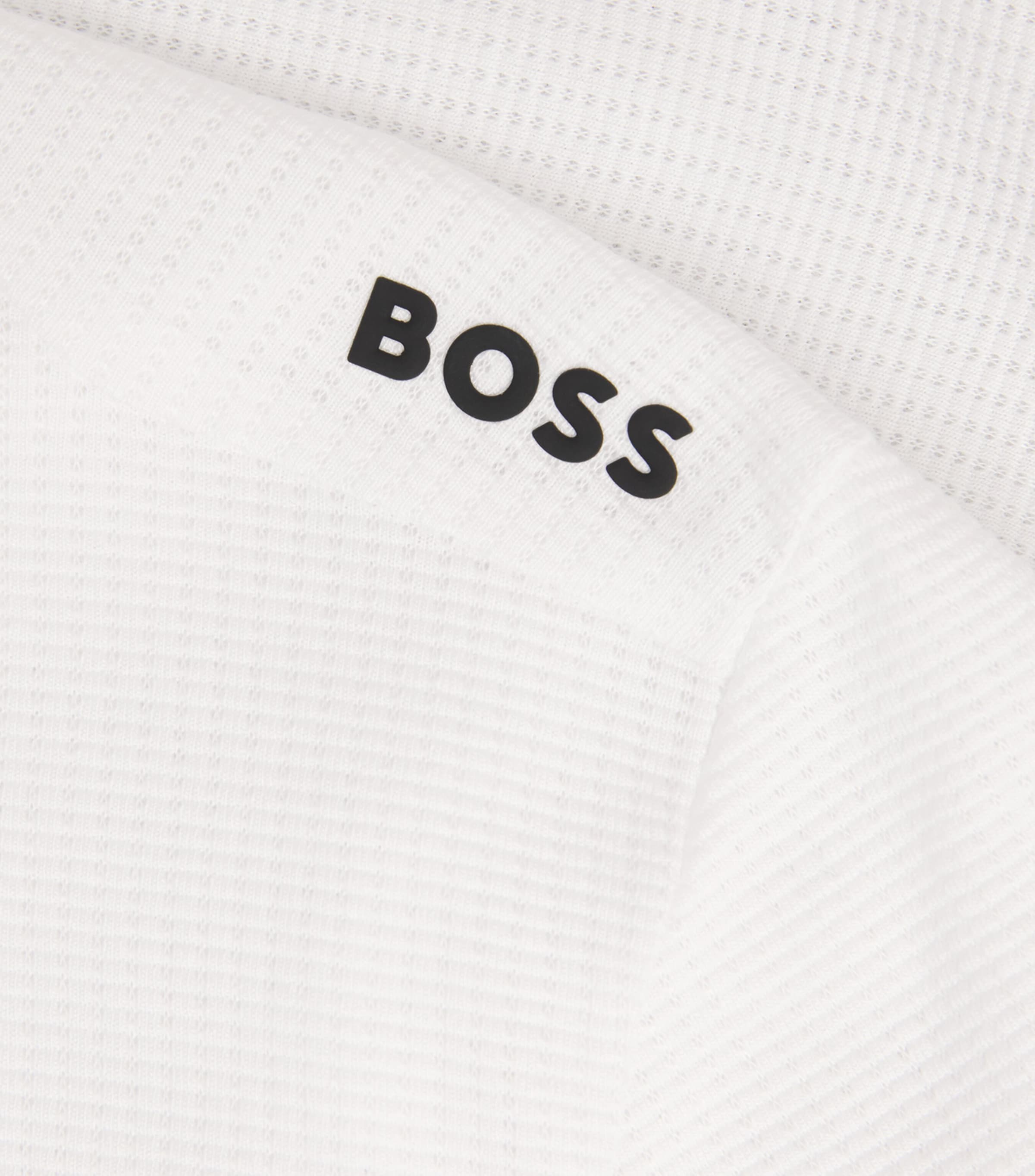 BOSS Mens Shoulder Logo T-Shirt White Image 6