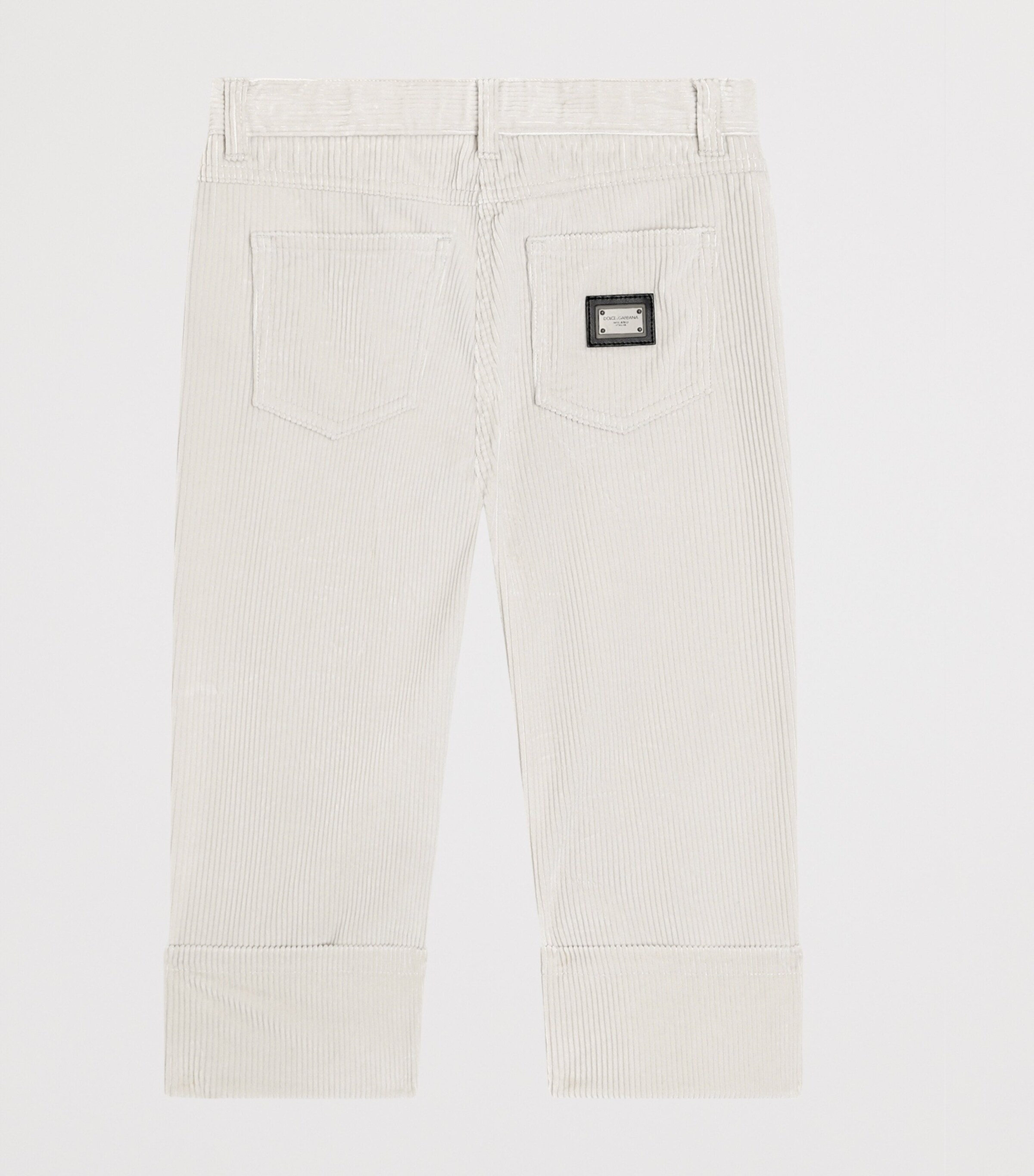 Dolce&Gabbana Kids Cotton Corduroy 5-Pocket Trousers (8-13 Years) Image 2