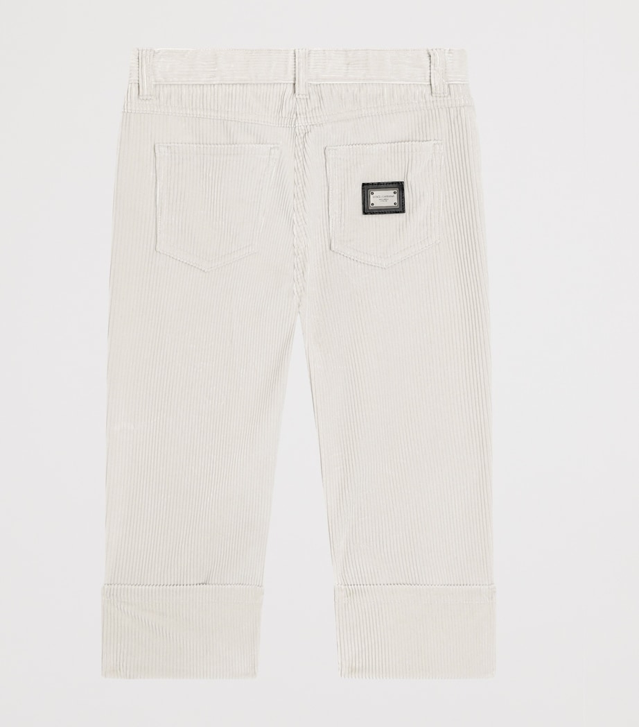 Cotton Corduroy 5-Pocket Trousers (8-13 Years) M0121BEIGE Image 2