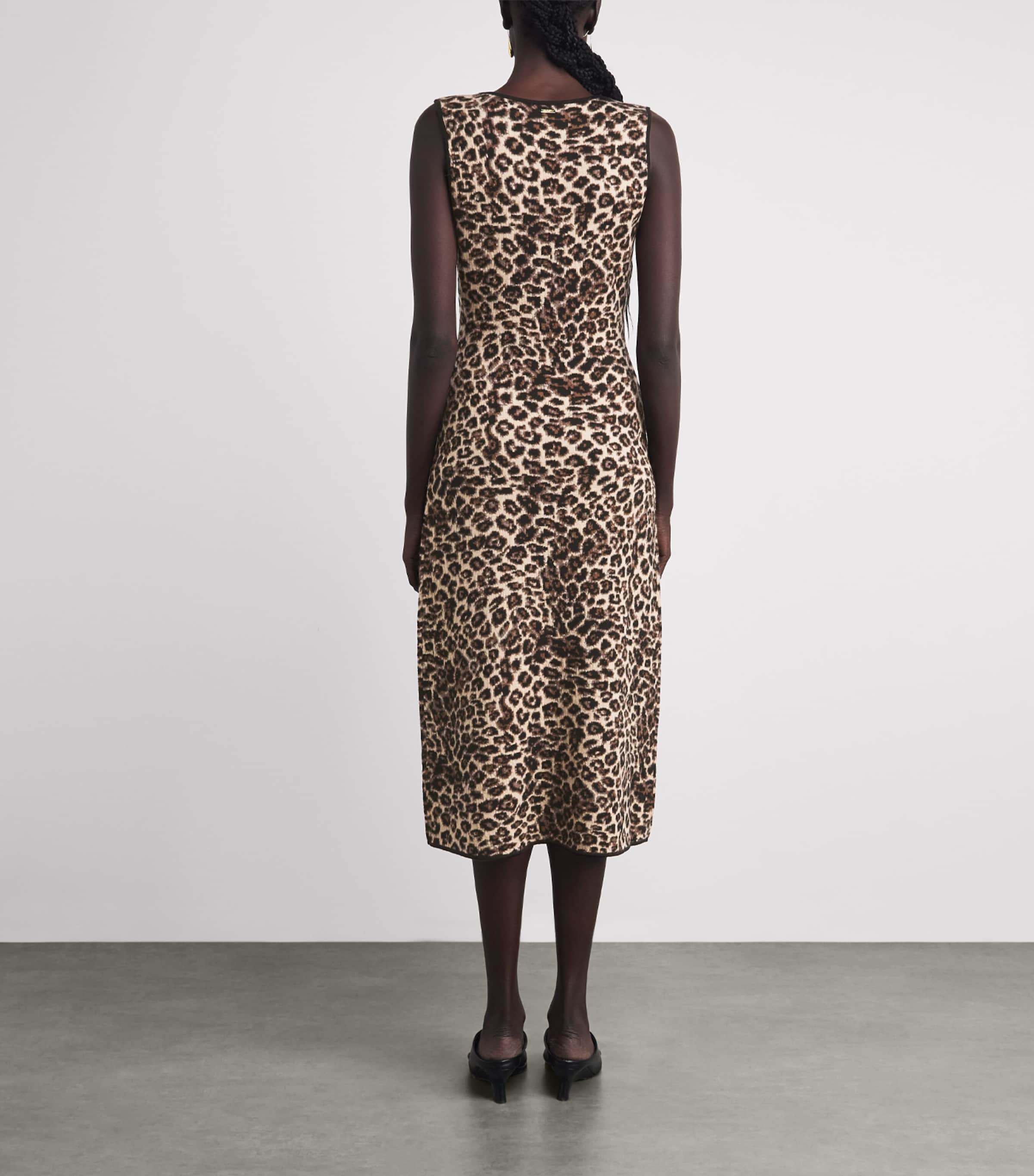 Toccin Womens Wool Alessia Midi Dress Image 4