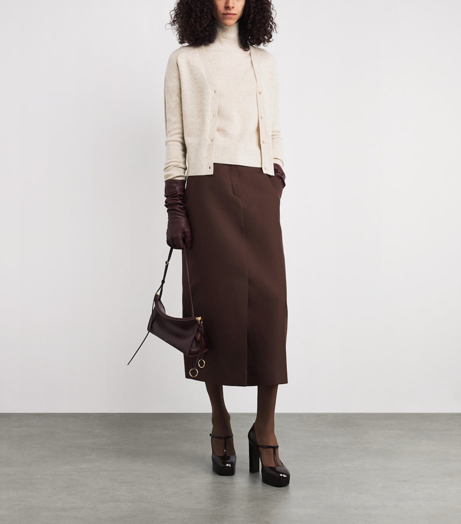 Cashmere Keane Cardigan POWDER Image 2