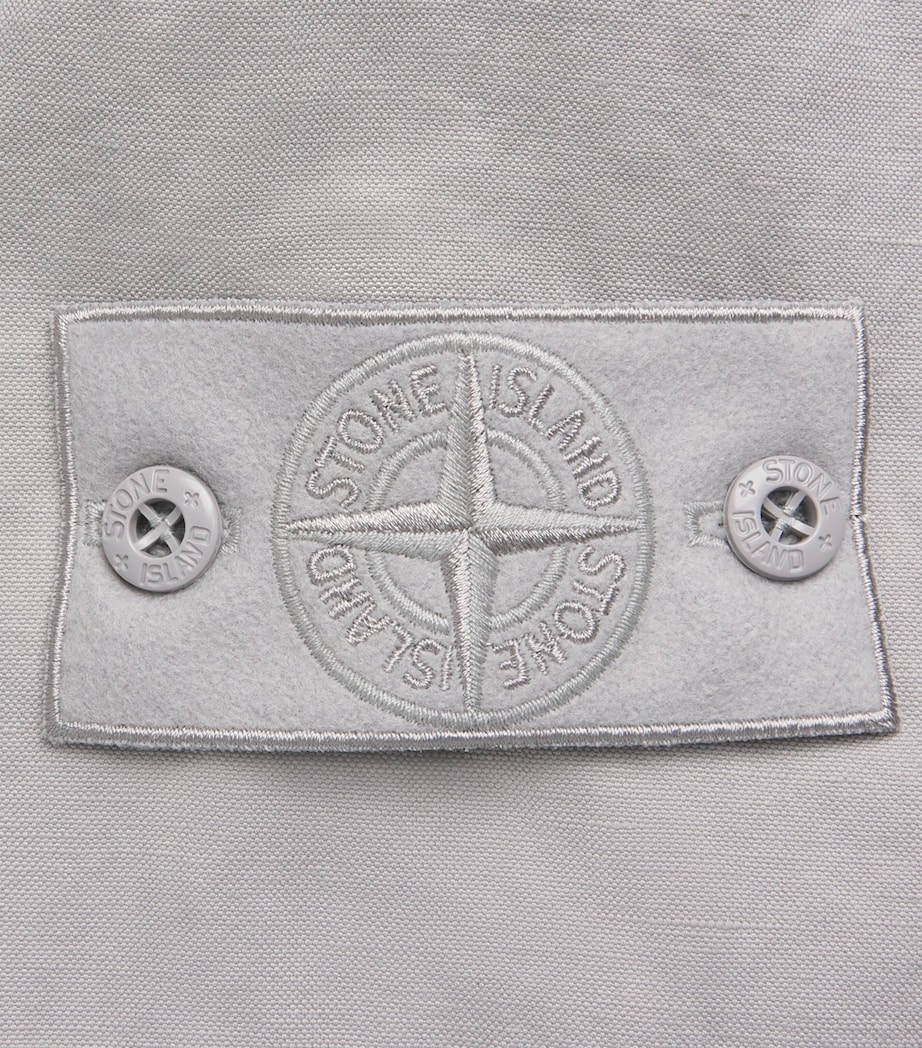 Stone Island Mens Canvas Ghost Overshirt Image 6