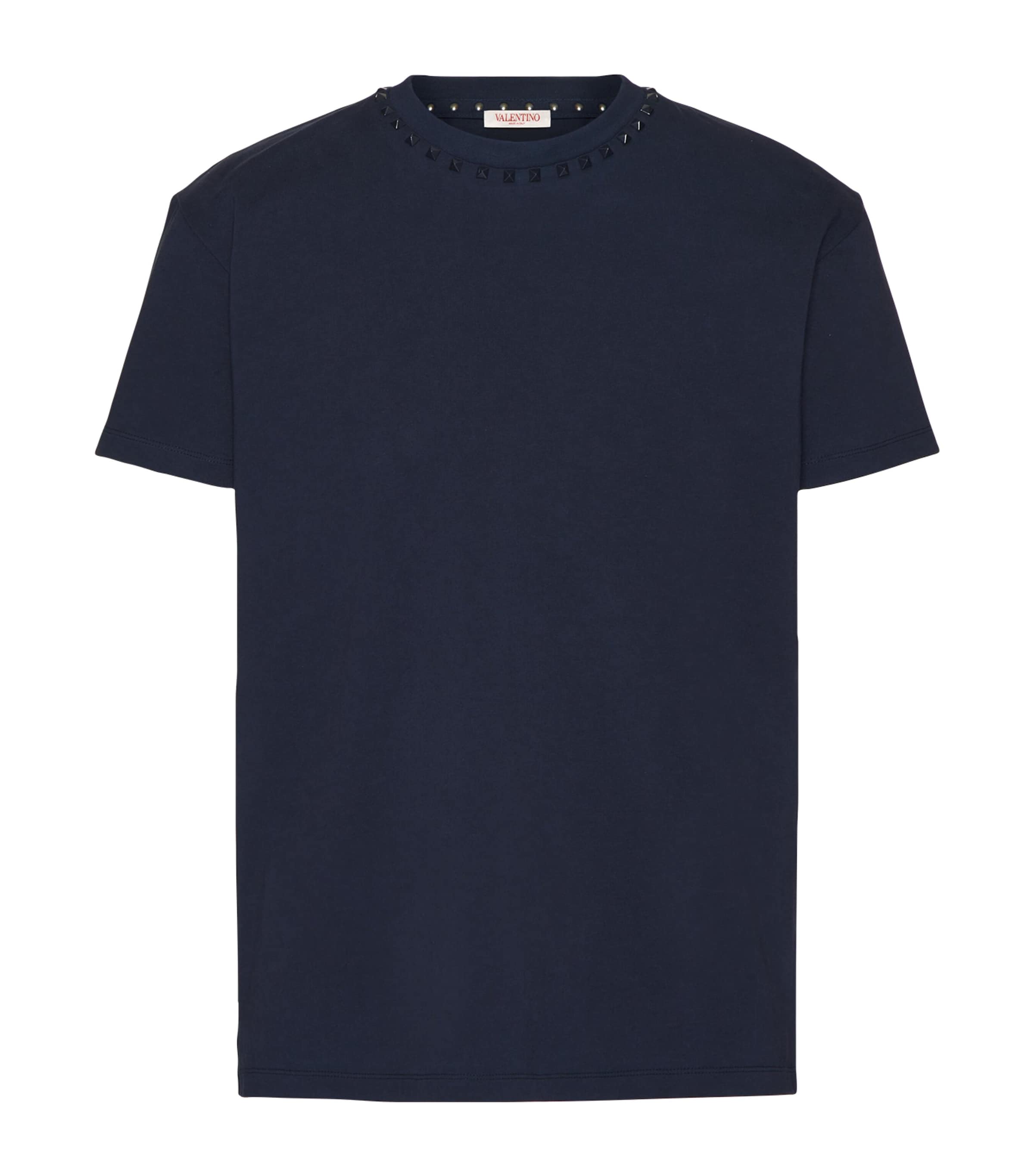 VALENTINO COTTON ROCKSTUD T-SHIRT 