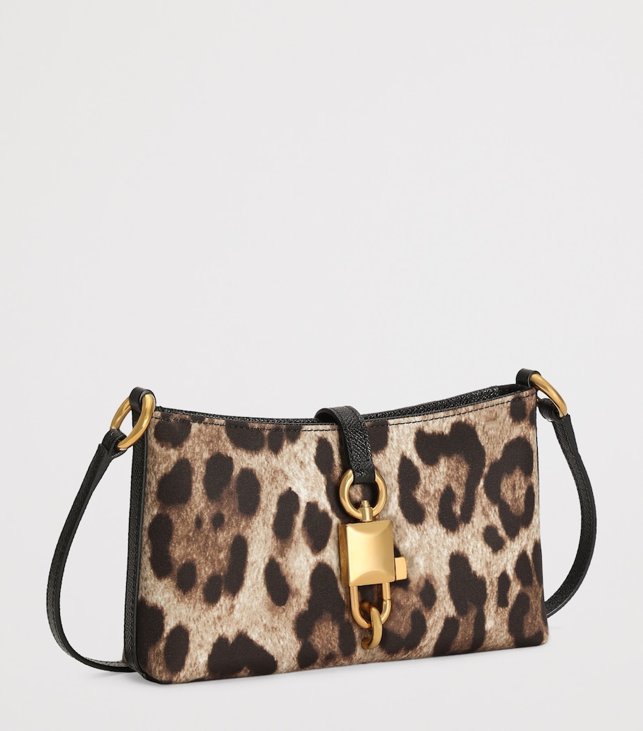 Leopard-Print Lock Shoulder Bag HY13M-LEO NEW Image 3
