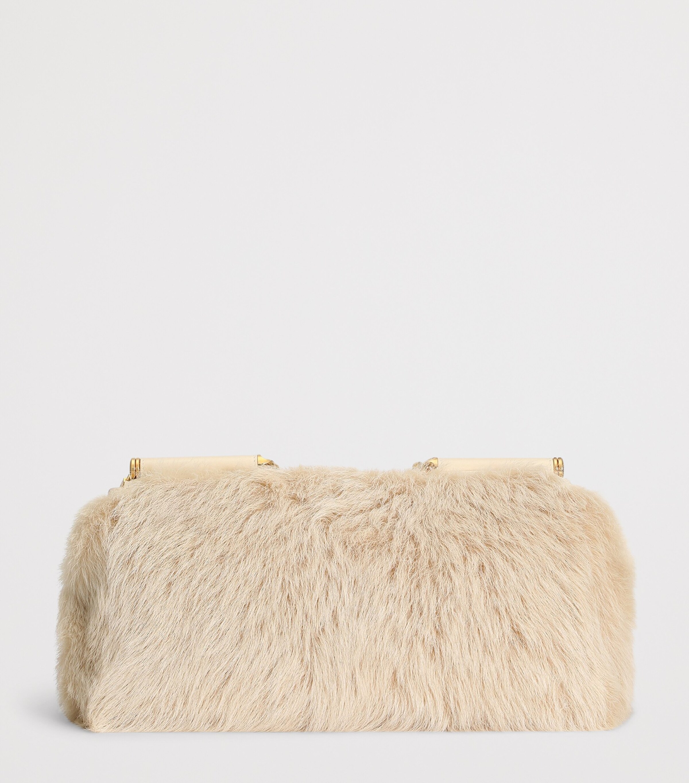 Dolce&Gabbana Fur-Trim My Sicily Top-Handle Bag Beige/bei Image 6