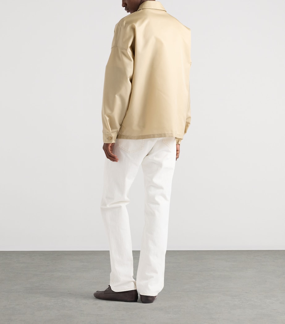 Prada Mens Re-Nylon Jacket Neutral Image 4