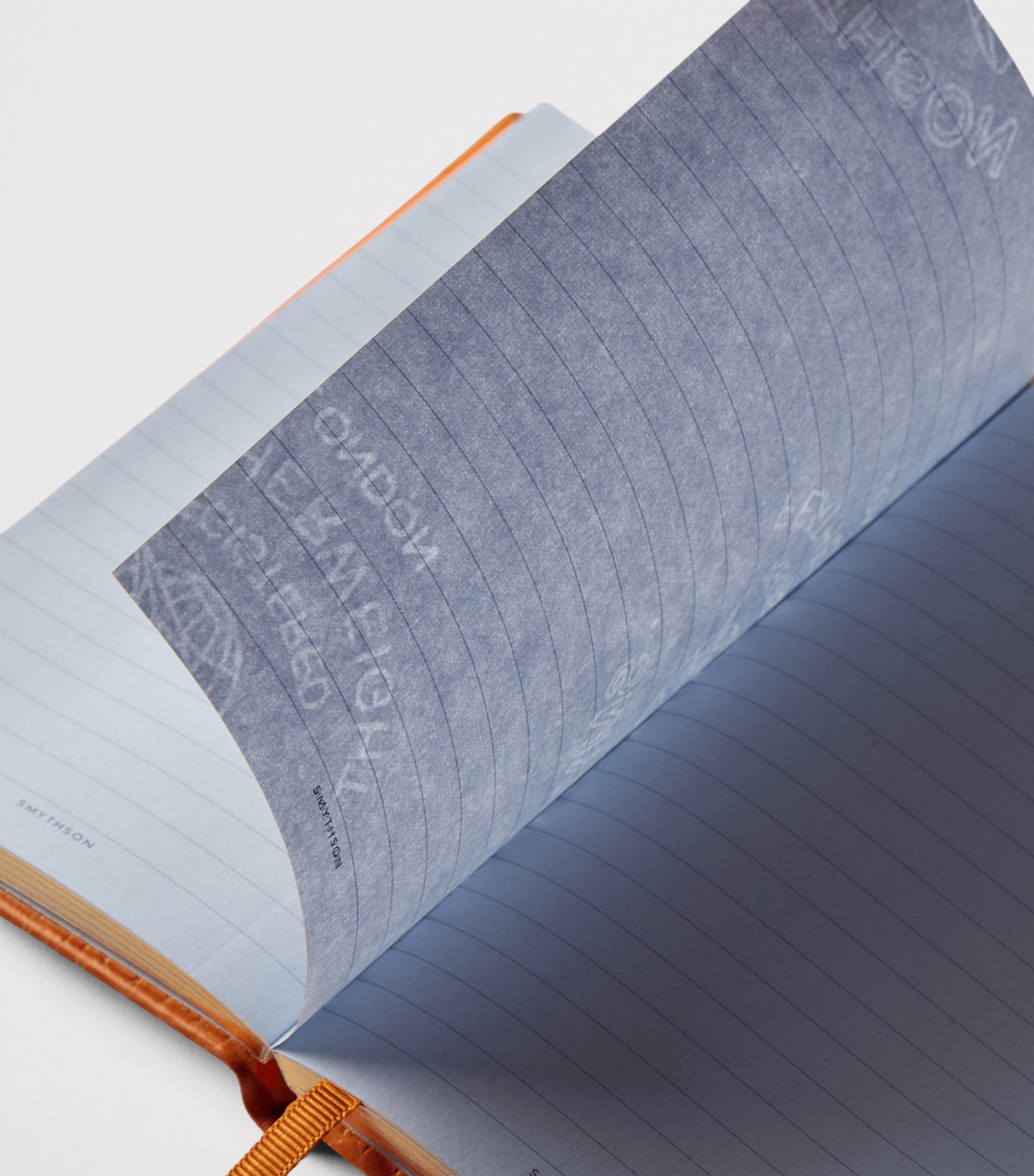 Mara Leather Panama Notebook LIGHT ORANGE Image 3