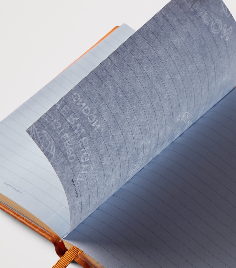 Mara Leather Panama Notebook LIGHT ORANGE Image 3