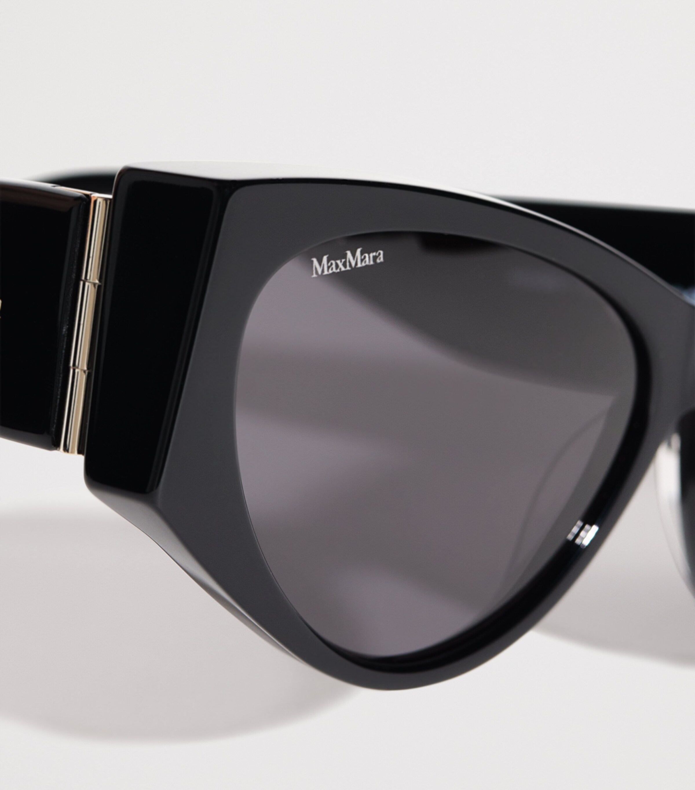 Acetate Cat Eye Sunglasses BLACK Image 5