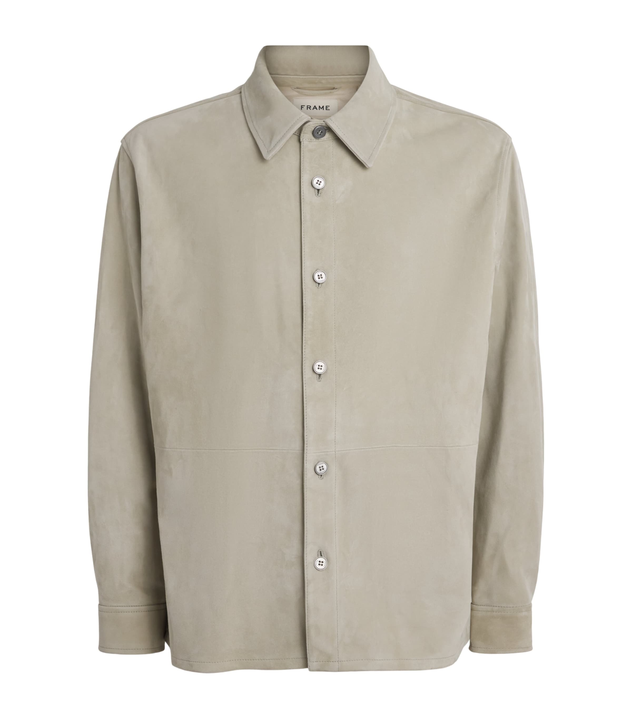 FRAME Mens Suede Shirt Msgn Image 1