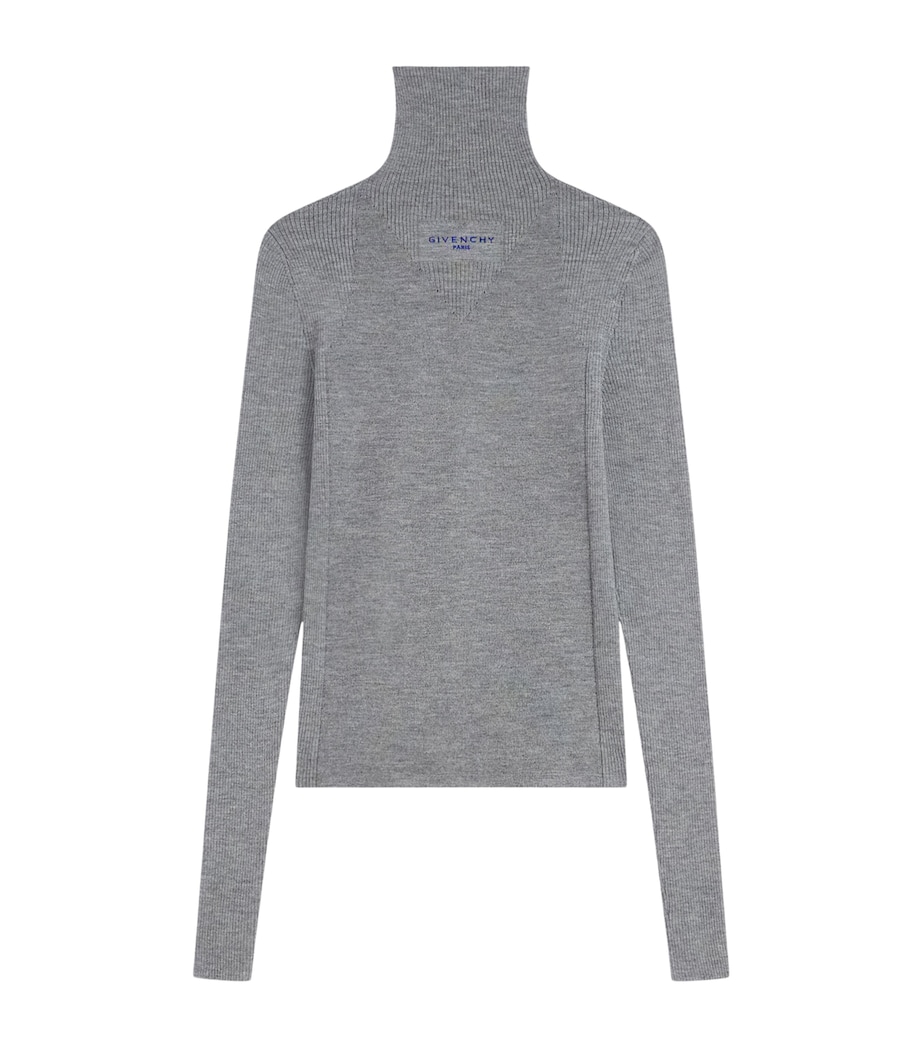 Givenchy Womens Wool-Silk Rollneck Sweater Image 5