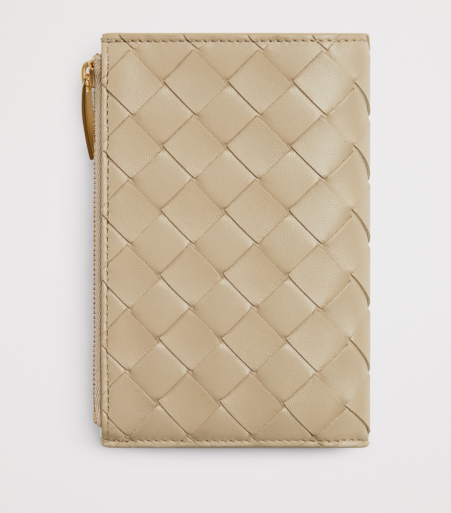 Bottega Veneta Medium Leather Intrecciato Bifold Wallet Image 3